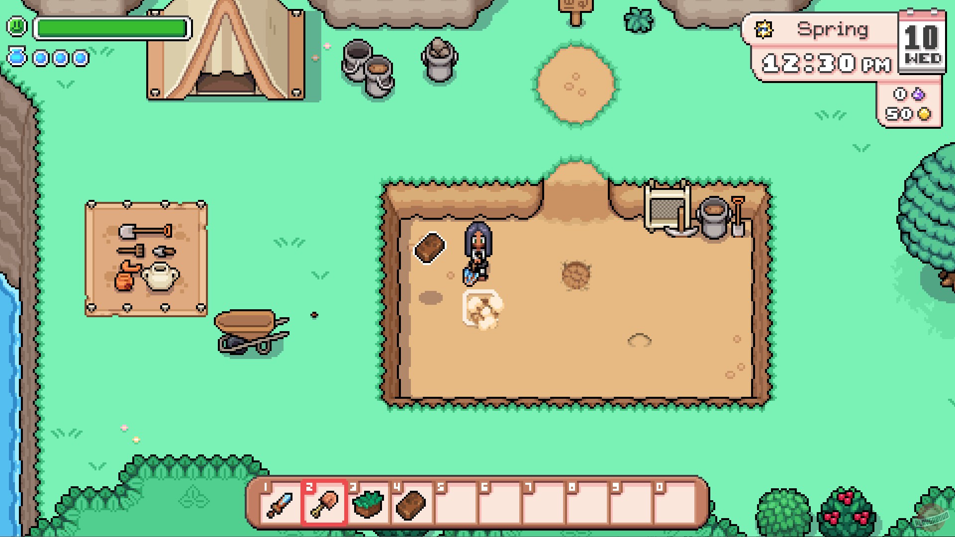 Скриншот из игры Fields of Mistria - 5