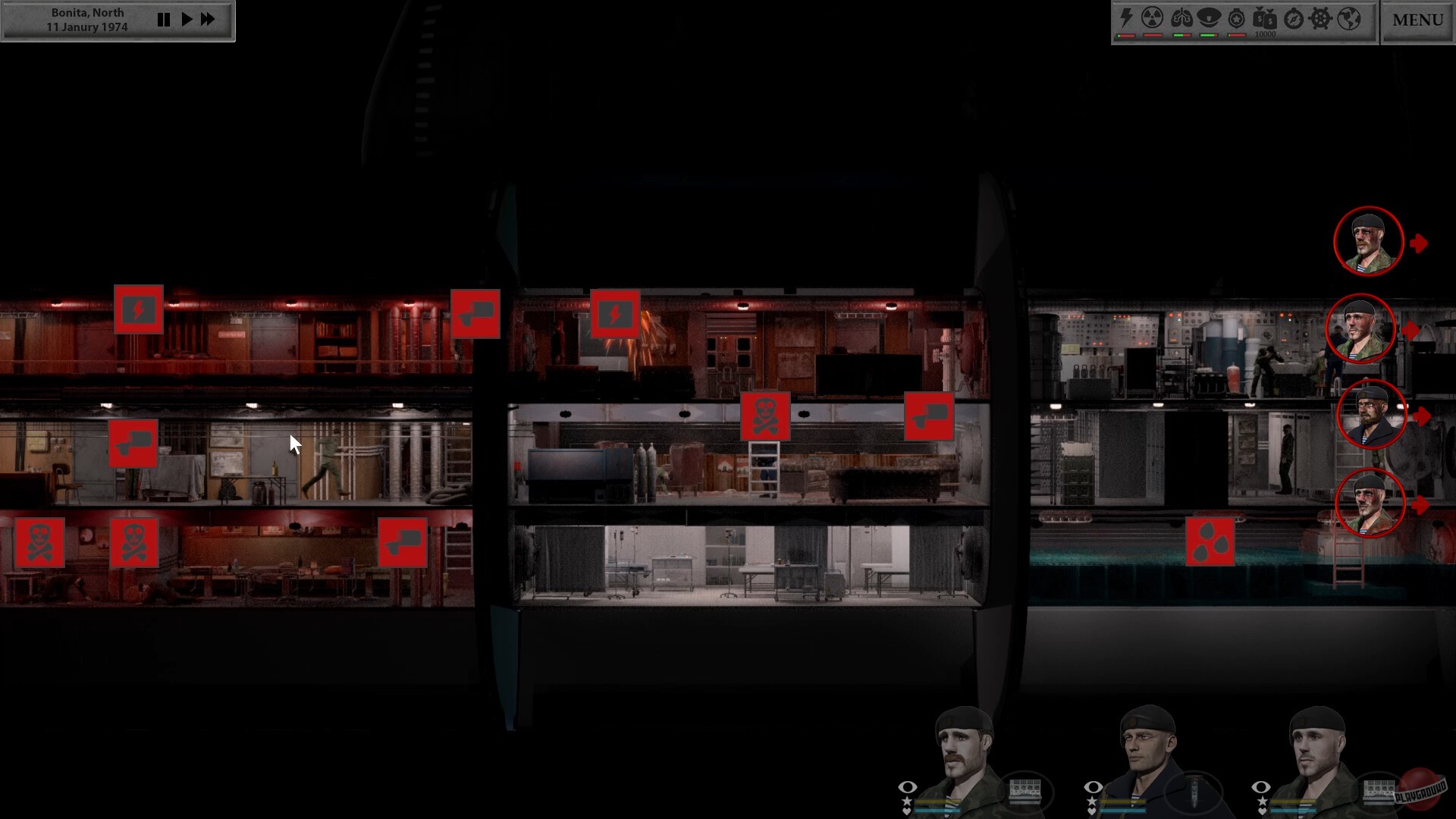 Скриншот из игры Nuclear Sub - 2