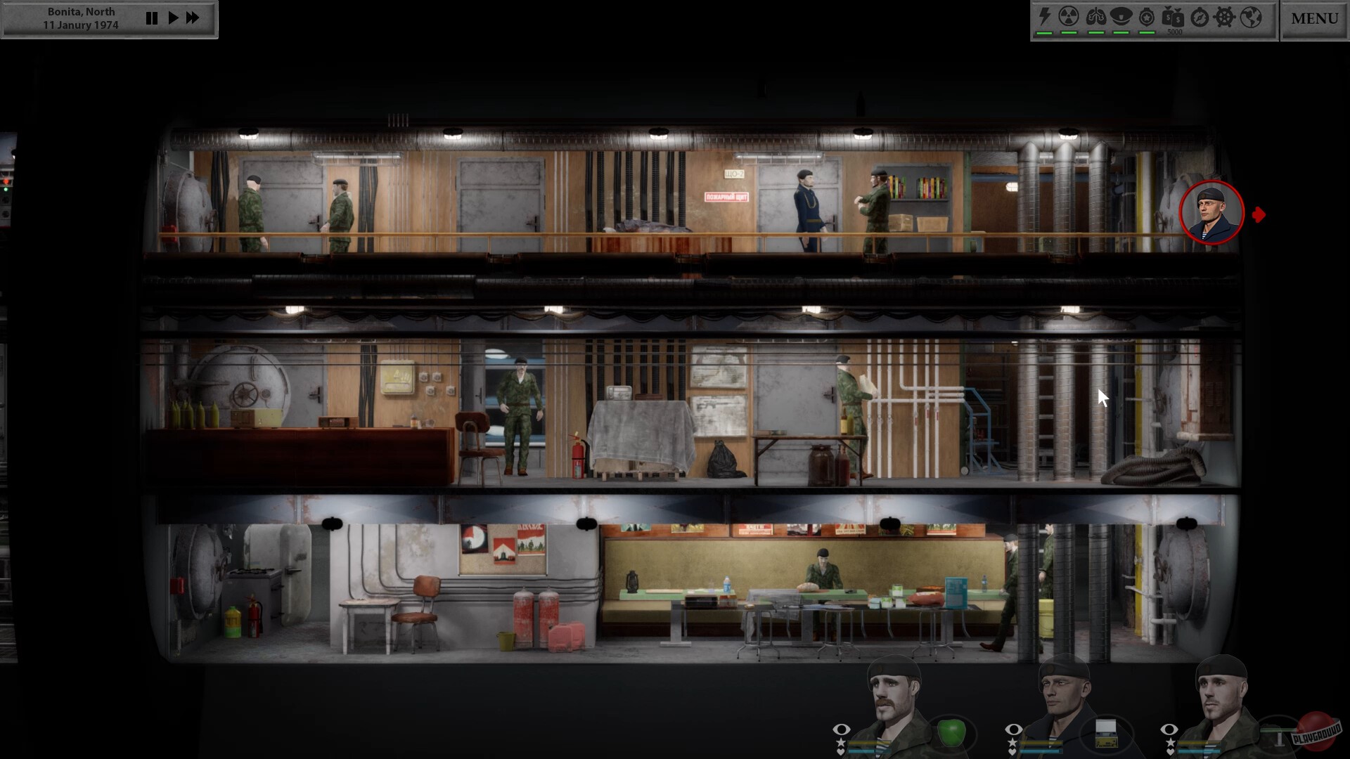 Скриншот из игры Nuclear Sub - 4