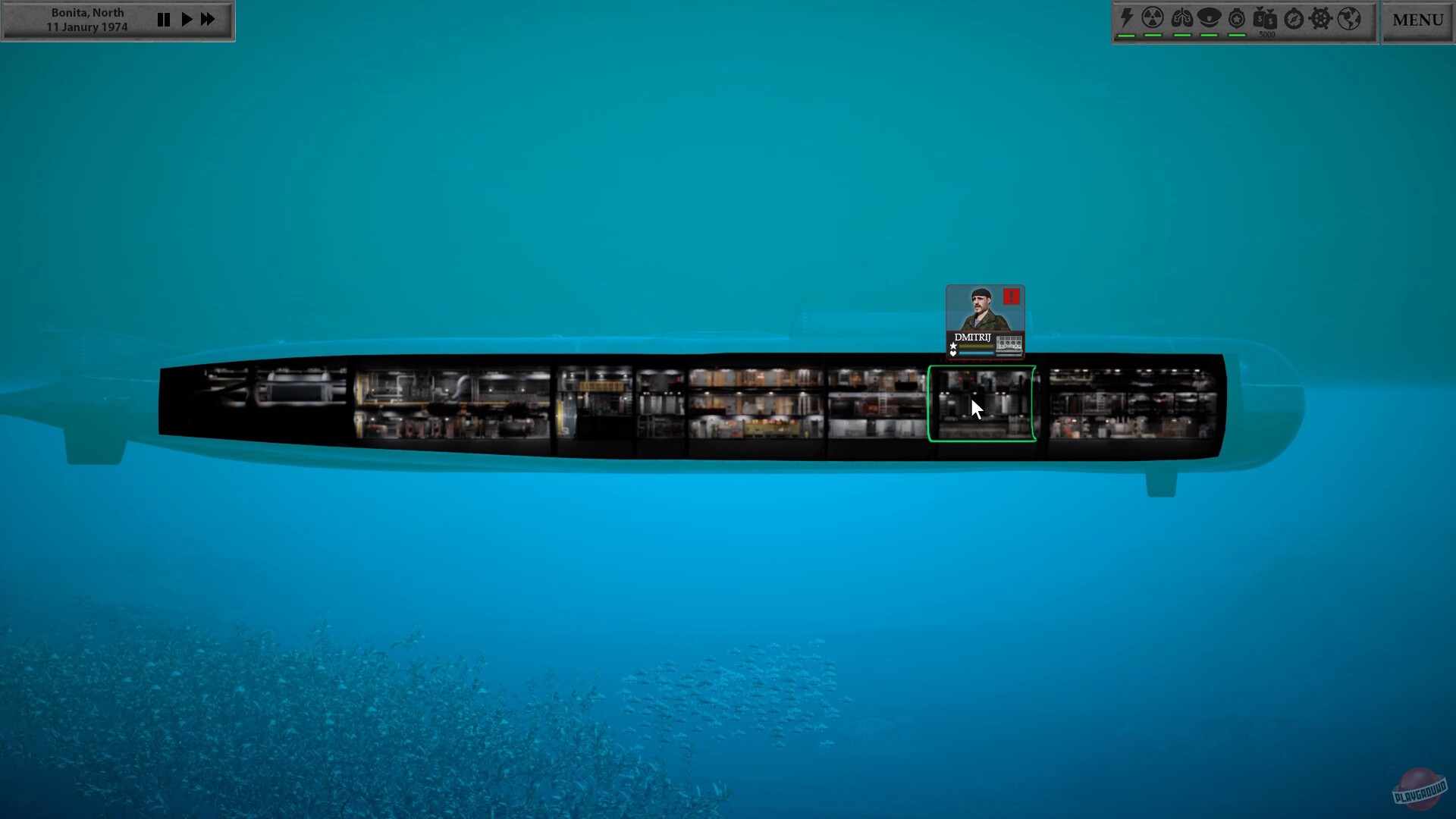 Скриншот из игры Nuclear Sub - 3