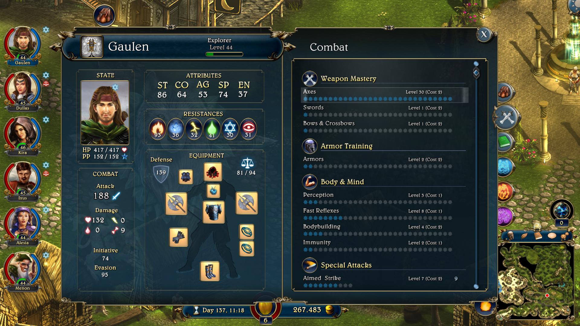 Скриншот из игры Lords of Xulima - 51