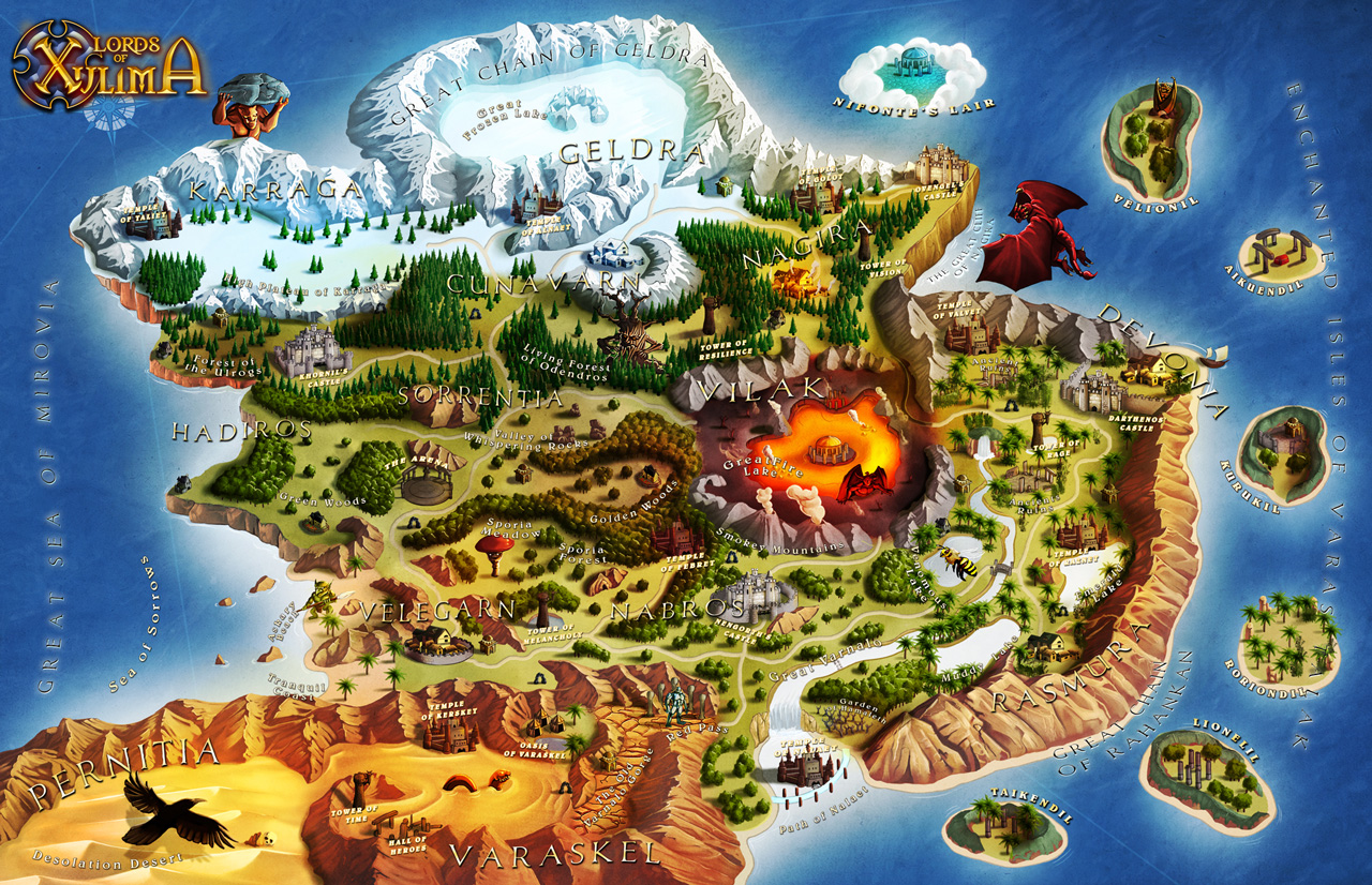 Скриншот из игры Lords of Xulima - 18