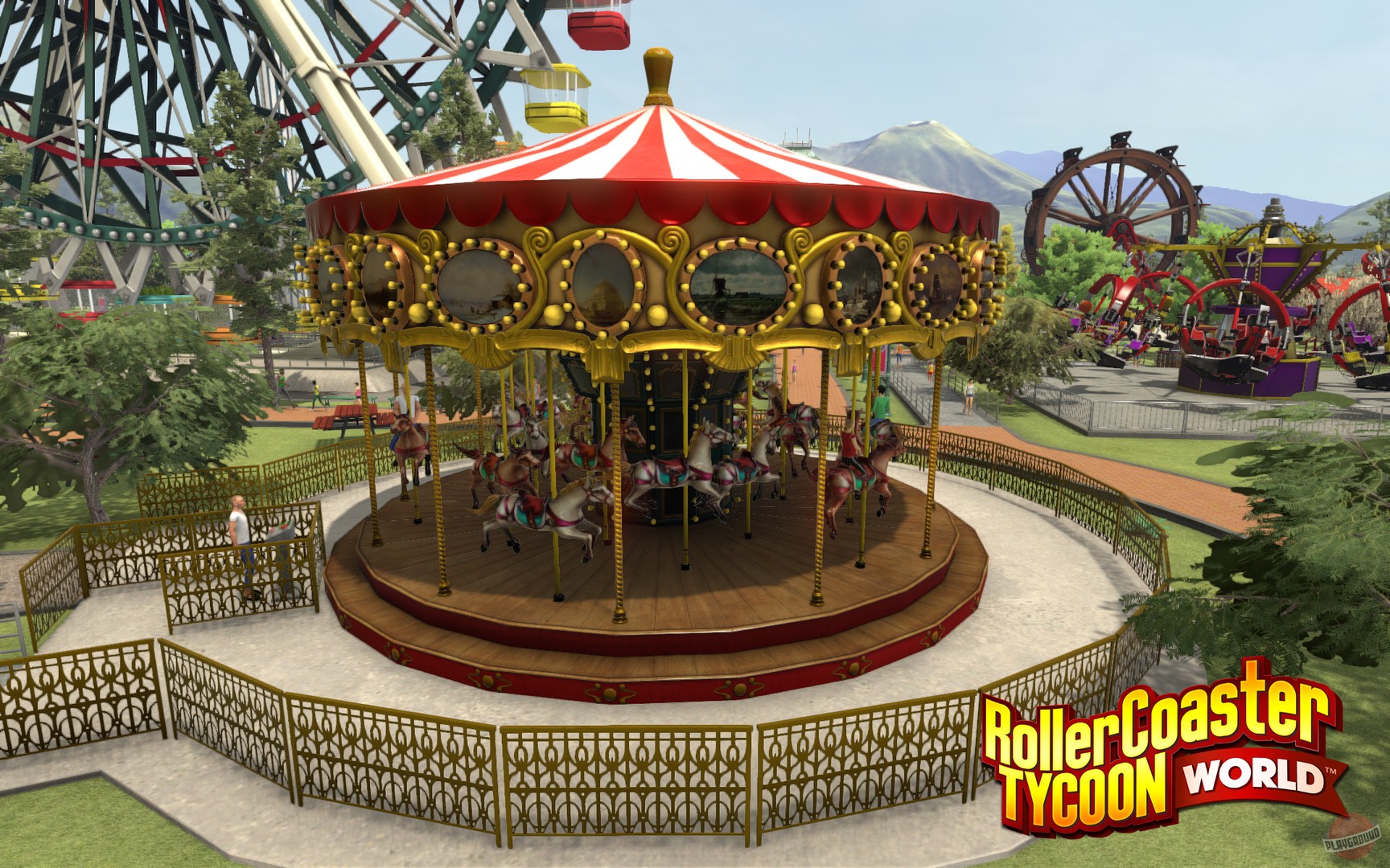 Скриншот из игры RollerCoaster Tycoon World - 12