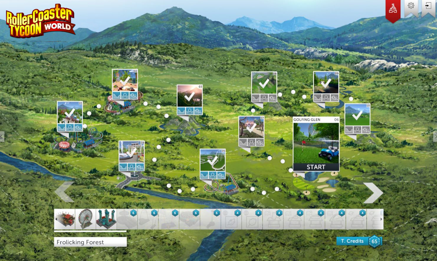 Скриншот из игры RollerCoaster Tycoon World - 36