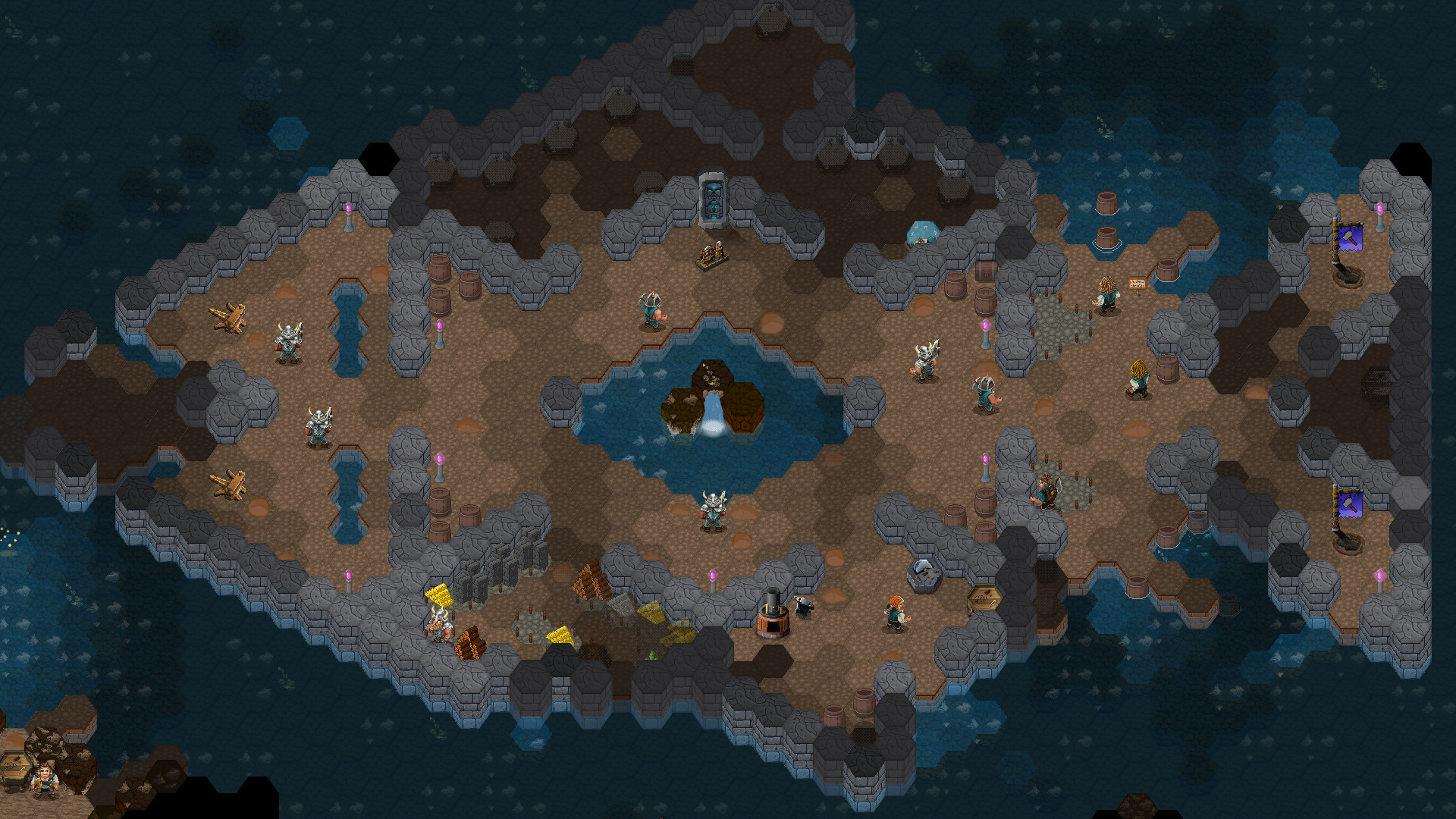 Скриншот из игры The Dwarves of Glistenveld - 3