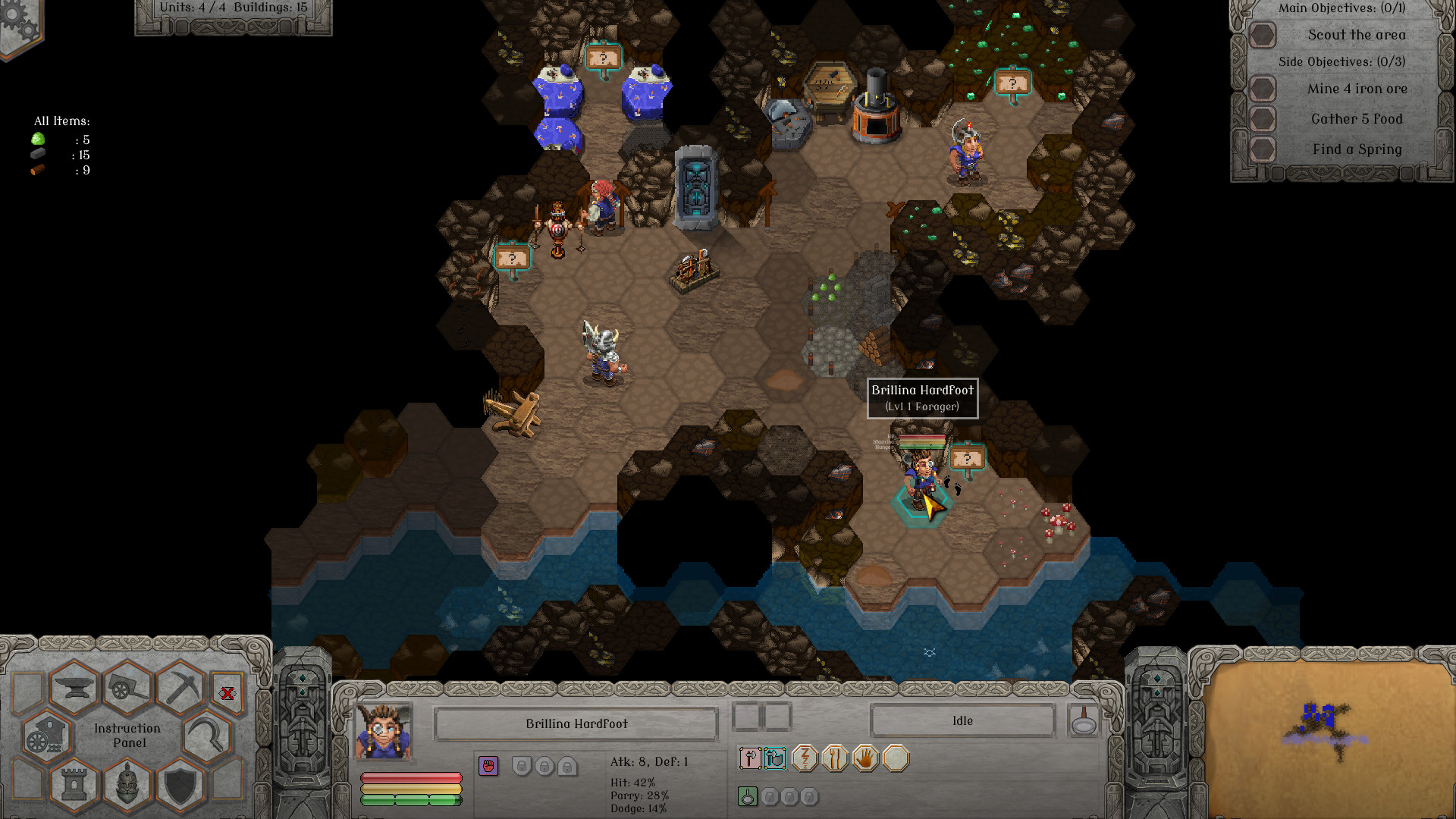 Скриншот из игры The Dwarves of Glistenveld - 4