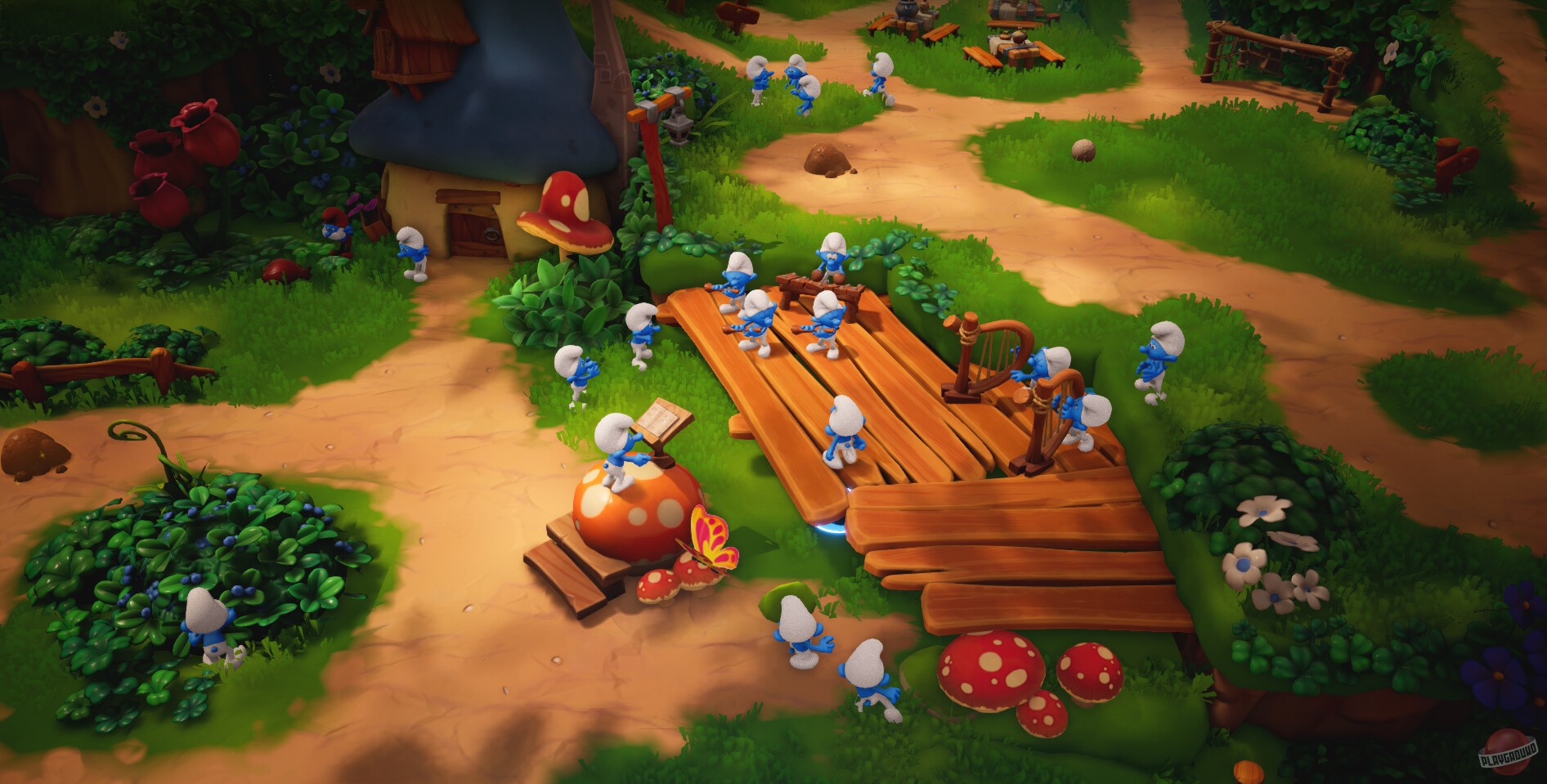 Скриншот из игры The Smurfs: Dreams - 3