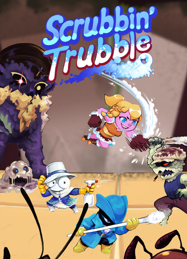 Обложка игры Scrubbin' Trubble