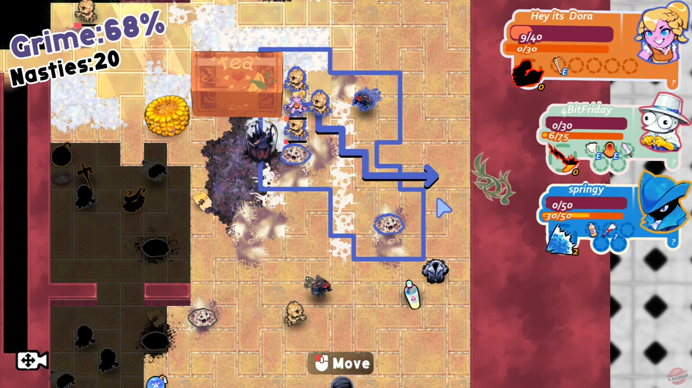 Скриншот из игры Scrubbin' Trubble - 3