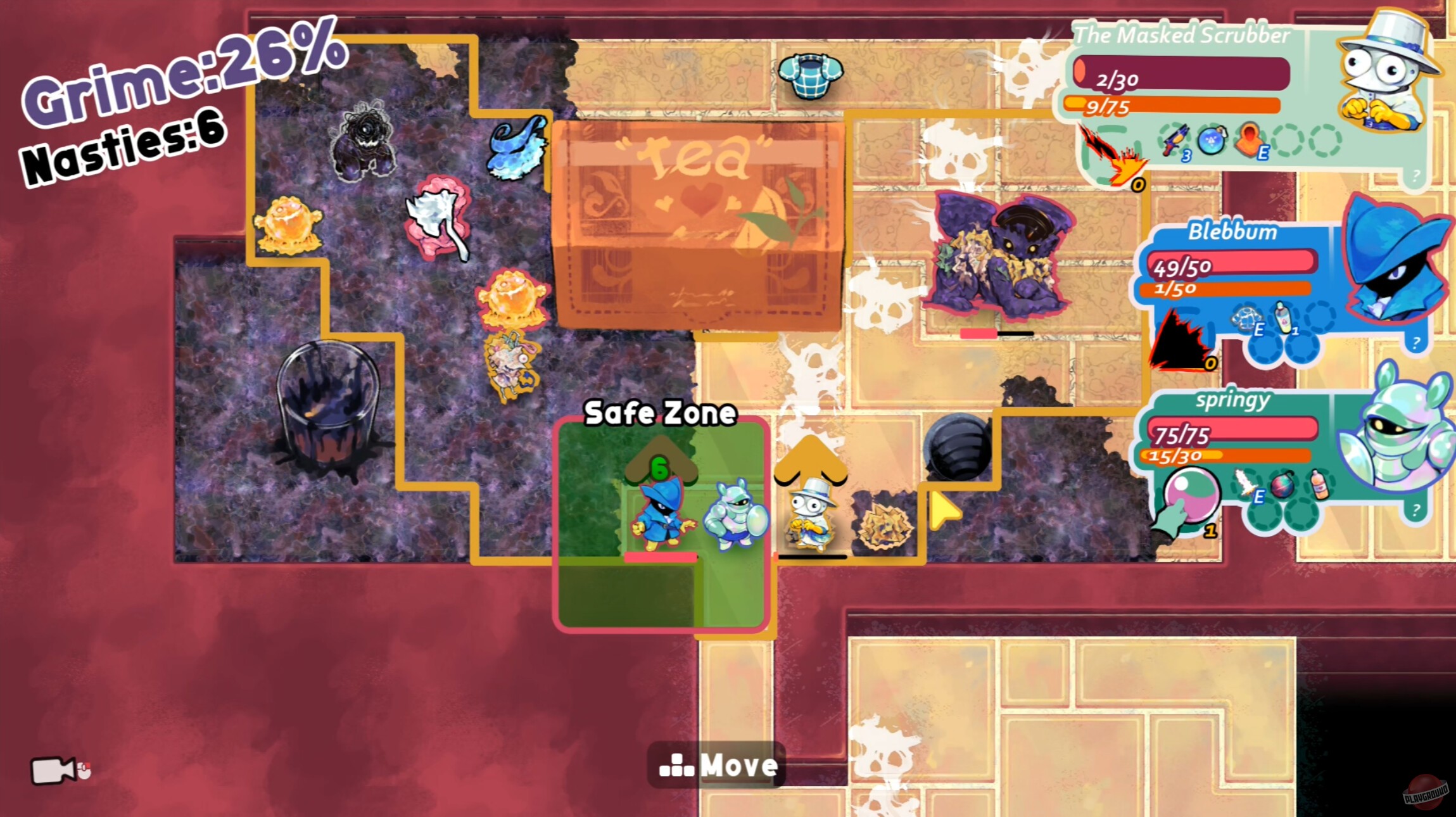 Скриншот из игры Scrubbin' Trubble - 1