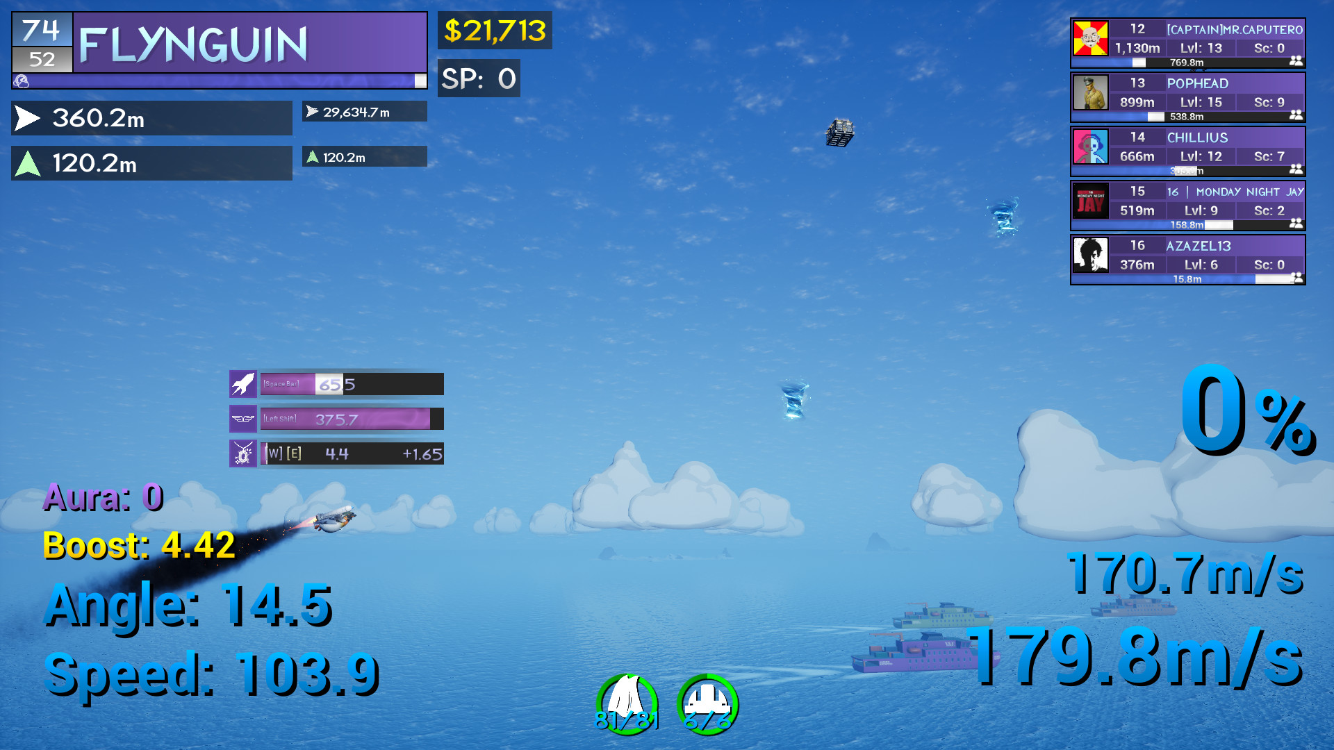Скриншот из игры Flynguin Station - 3