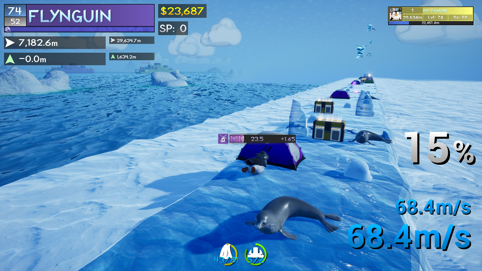 Скриншот из игры Flynguin Station - 5