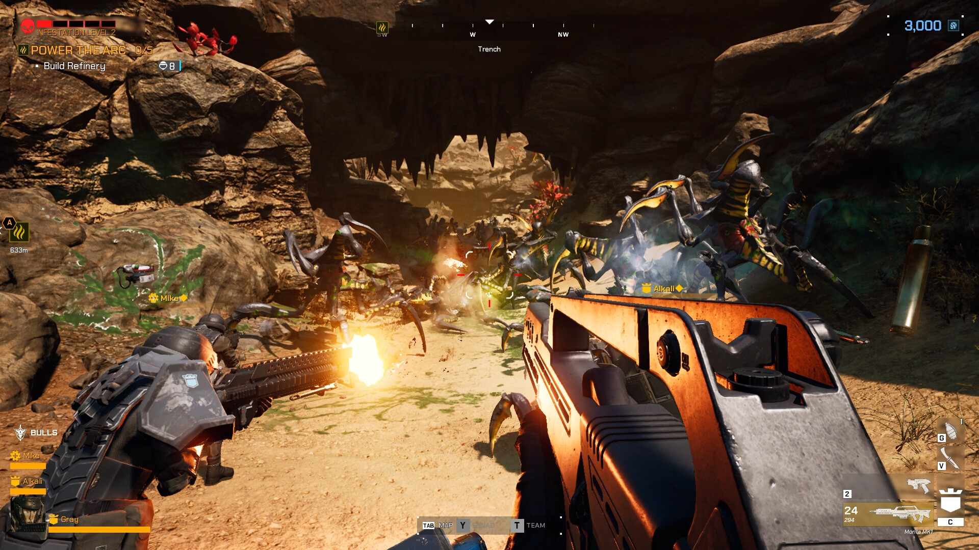 Скриншот из игры Starship Troopers: Extermination - 1