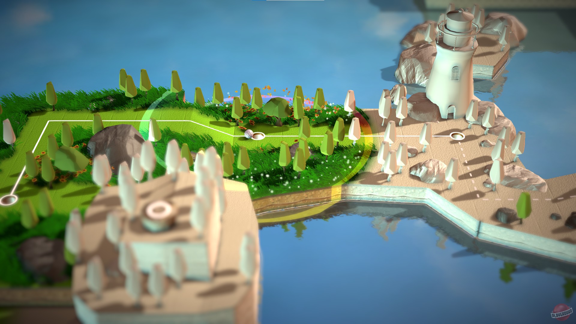 Скриншот из игры A Little Golf Journey - 2