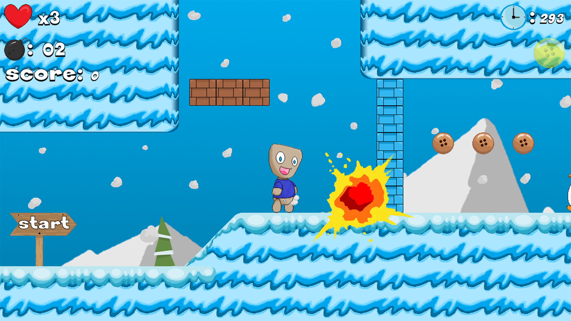 Скриншот из игры Jim'S Adventures - 2