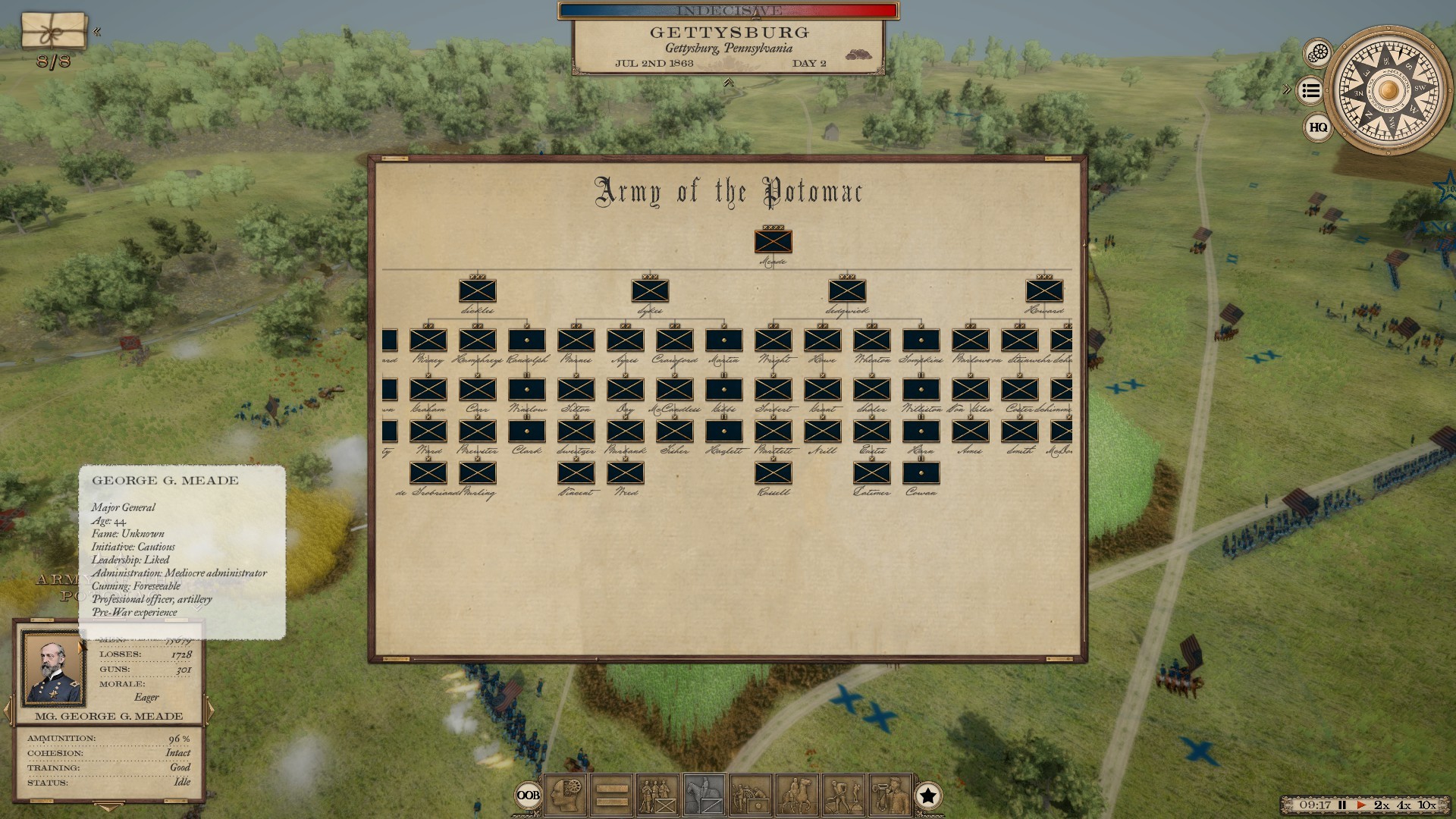 Скриншот из игры Grand Tactician: The Civil War (1861-1865) - 2