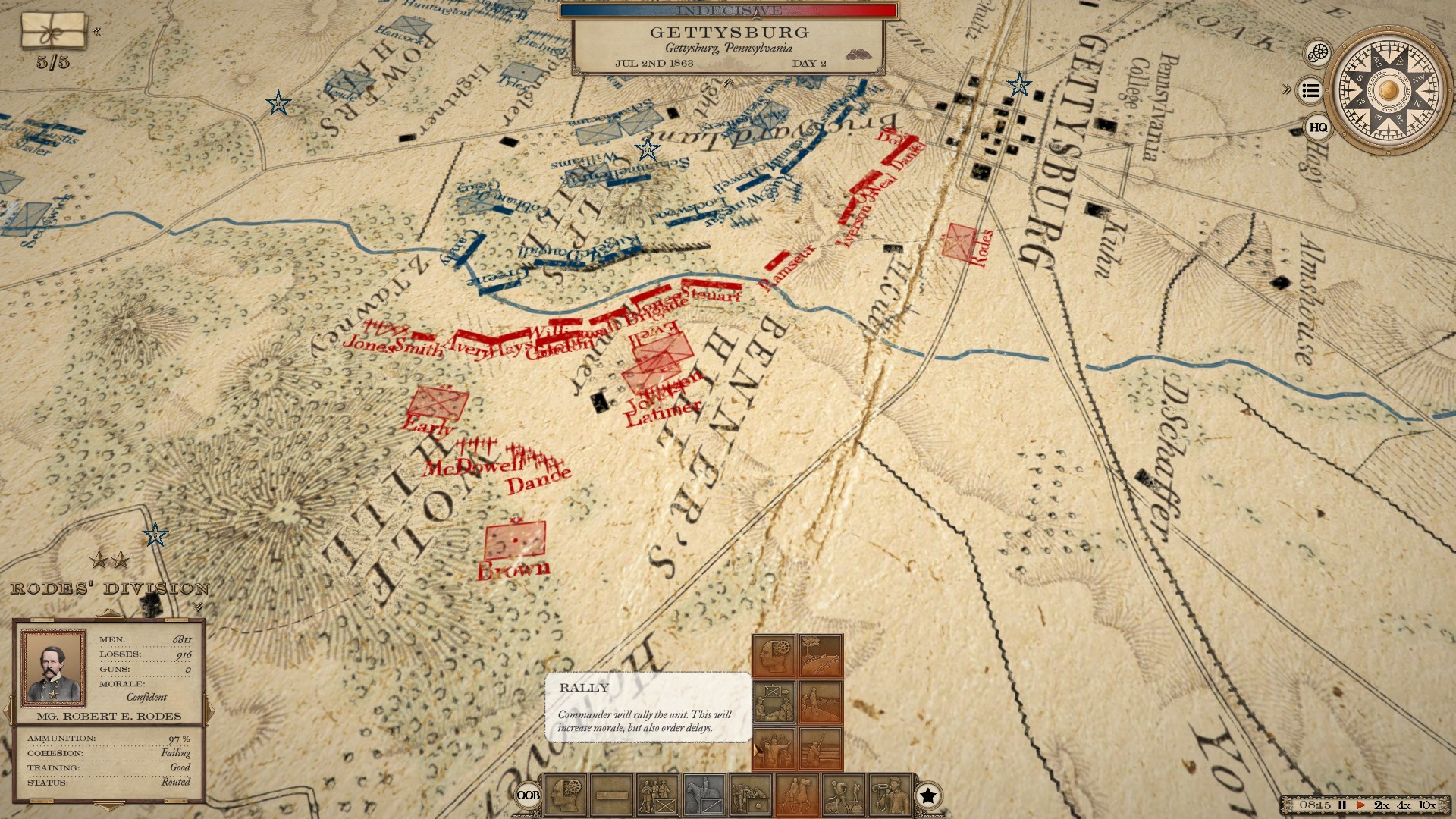 Скриншот из игры Grand Tactician: The Civil War (1861-1865) - 12