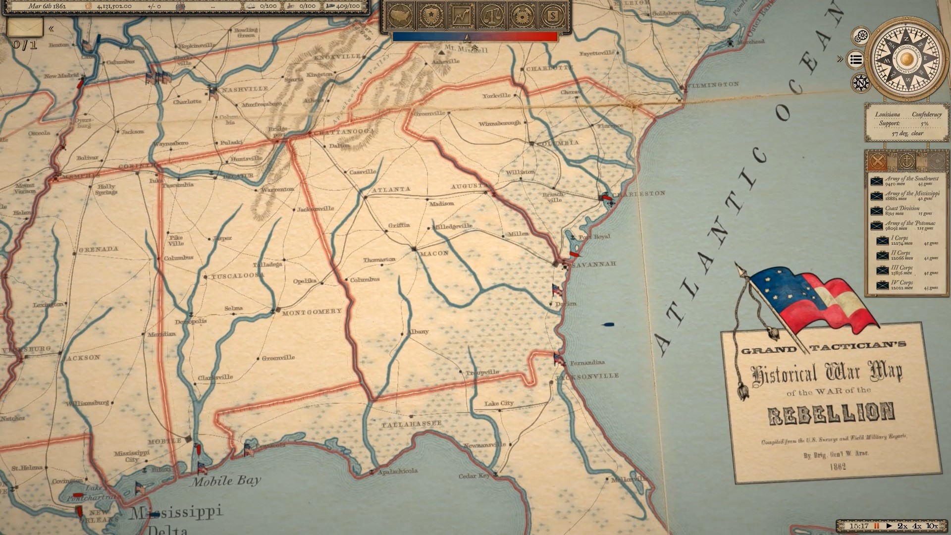 Скриншот из игры Grand Tactician: The Civil War (1861-1865) - 6