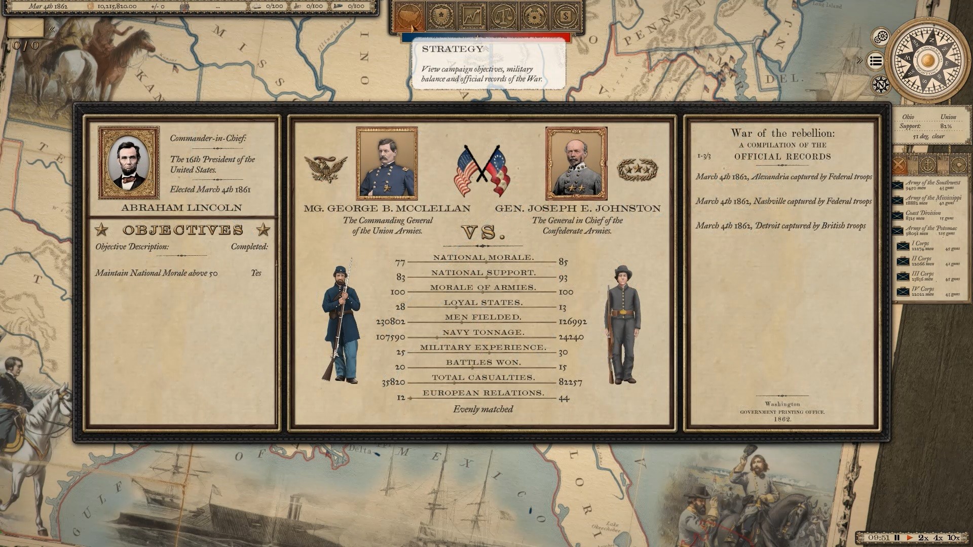 Скриншот из игры Grand Tactician: The Civil War (1861-1865) - 7