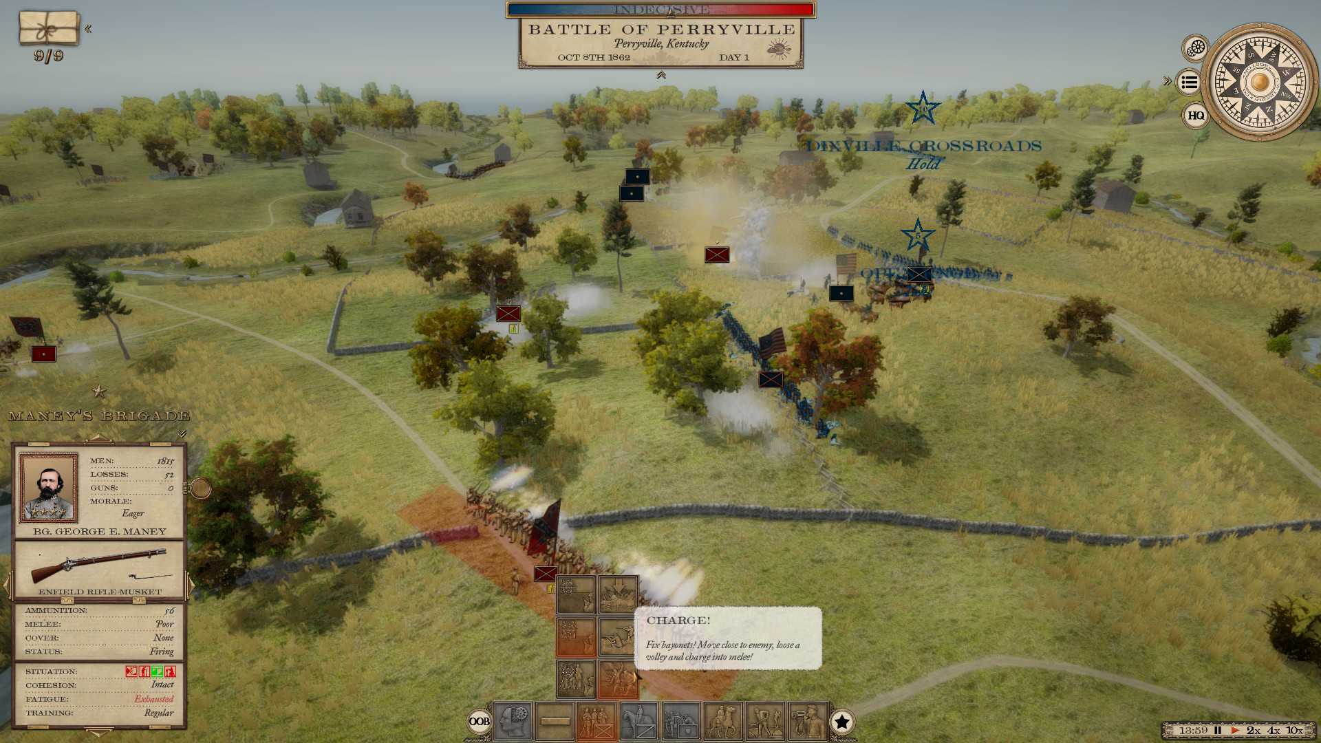 Скриншот из игры Grand Tactician: The Civil War (1861-1865) - 8
