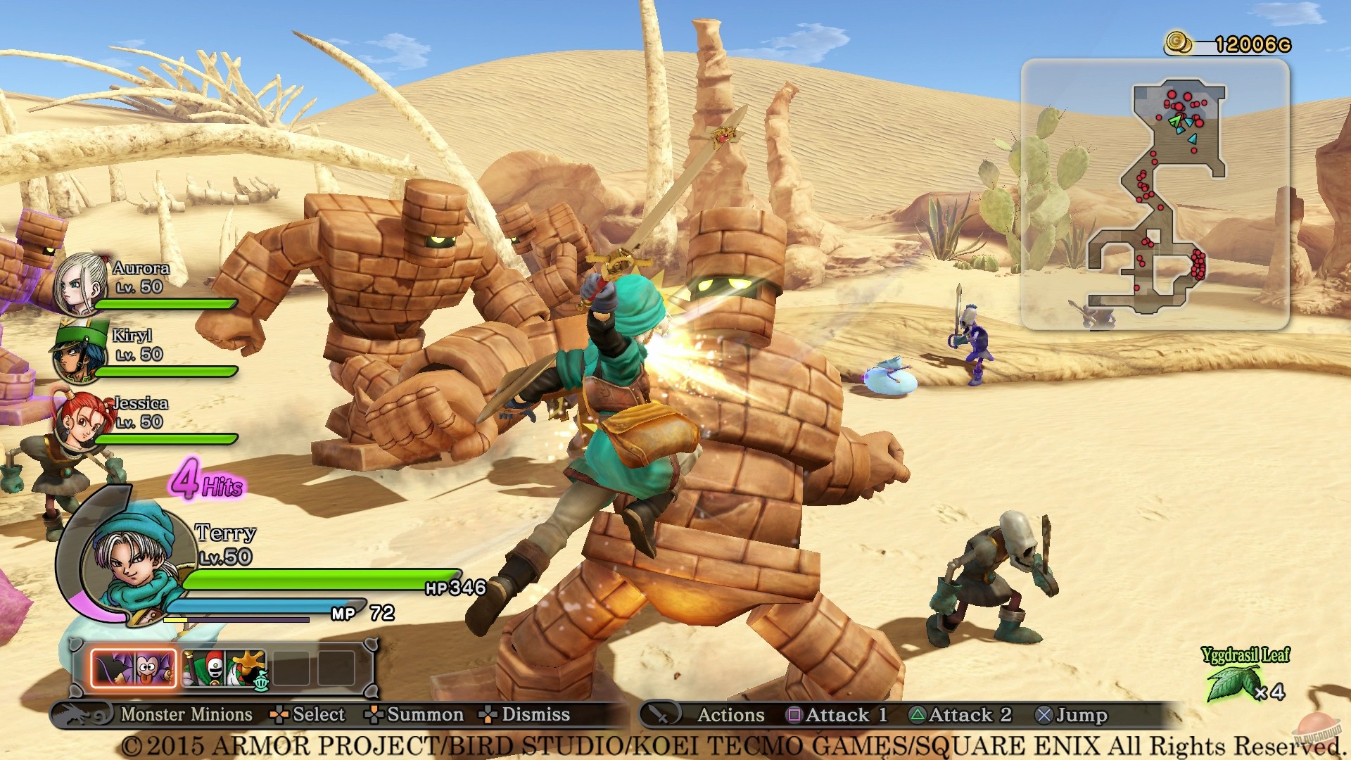 Скриншот из игры Dragon Quest Heroes - 154
