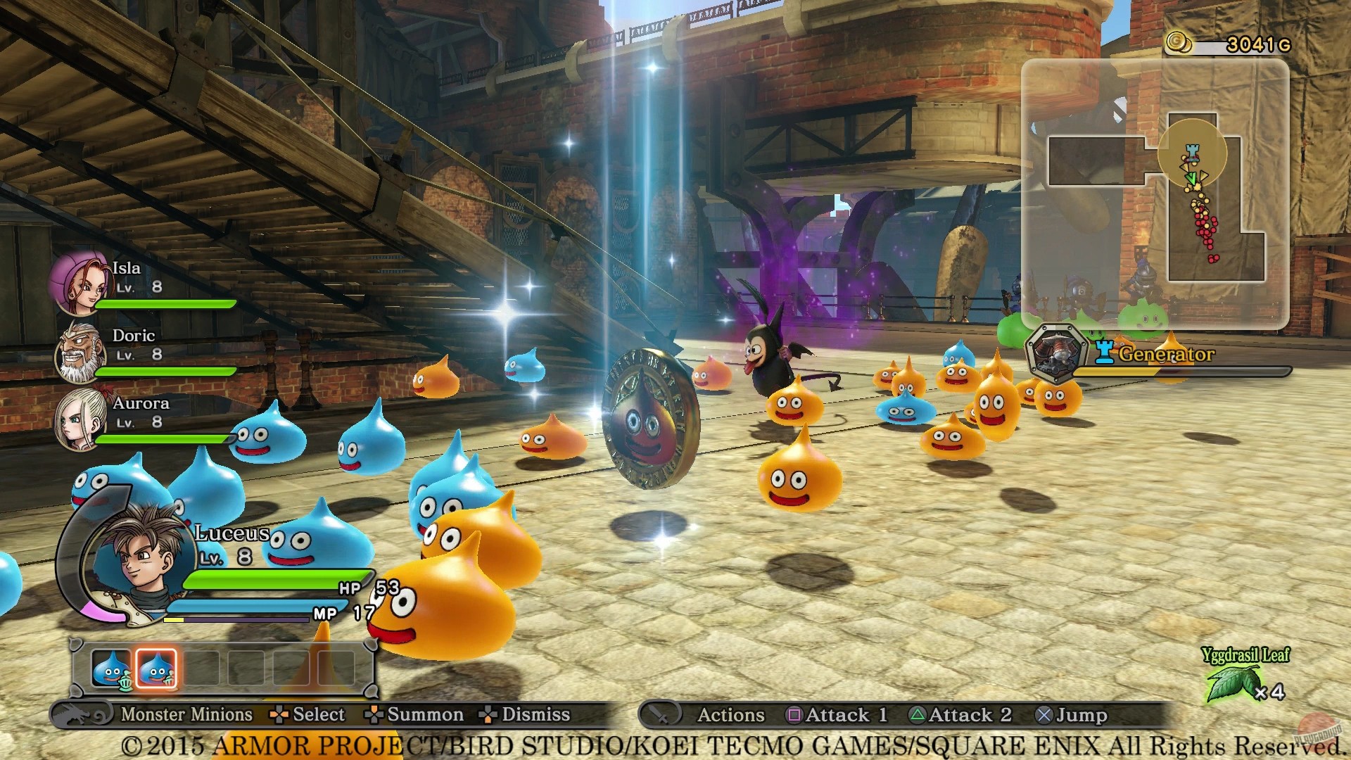 Скриншот из игры Dragon Quest Heroes - 111