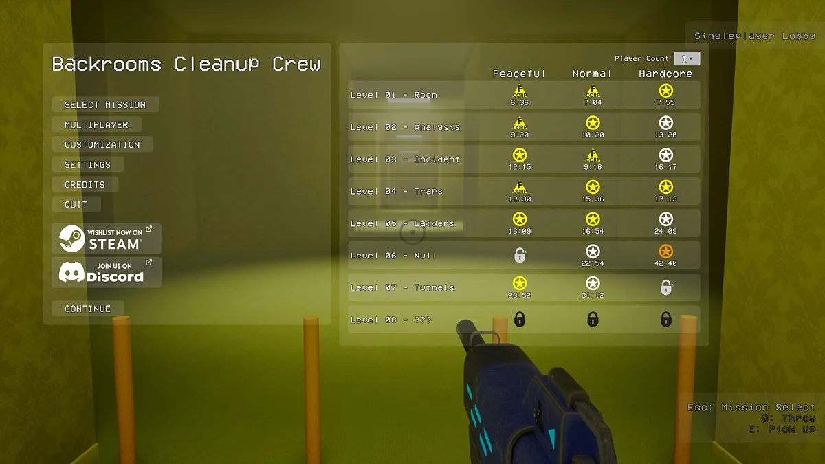 Скриншот из игры Backrooms Cleanup Crew - 14