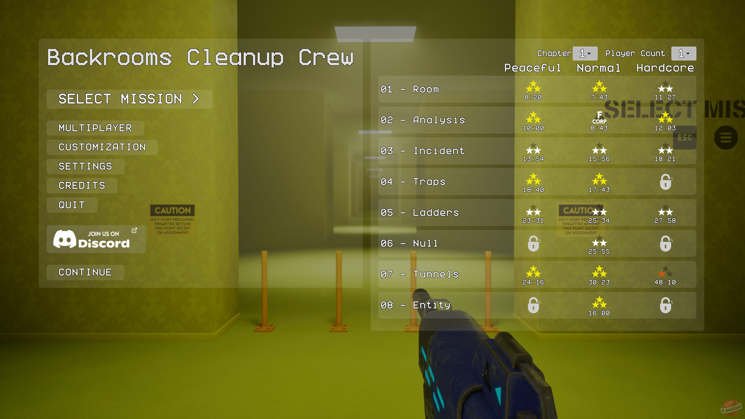 Скриншот из игры Backrooms Cleanup Crew - 22