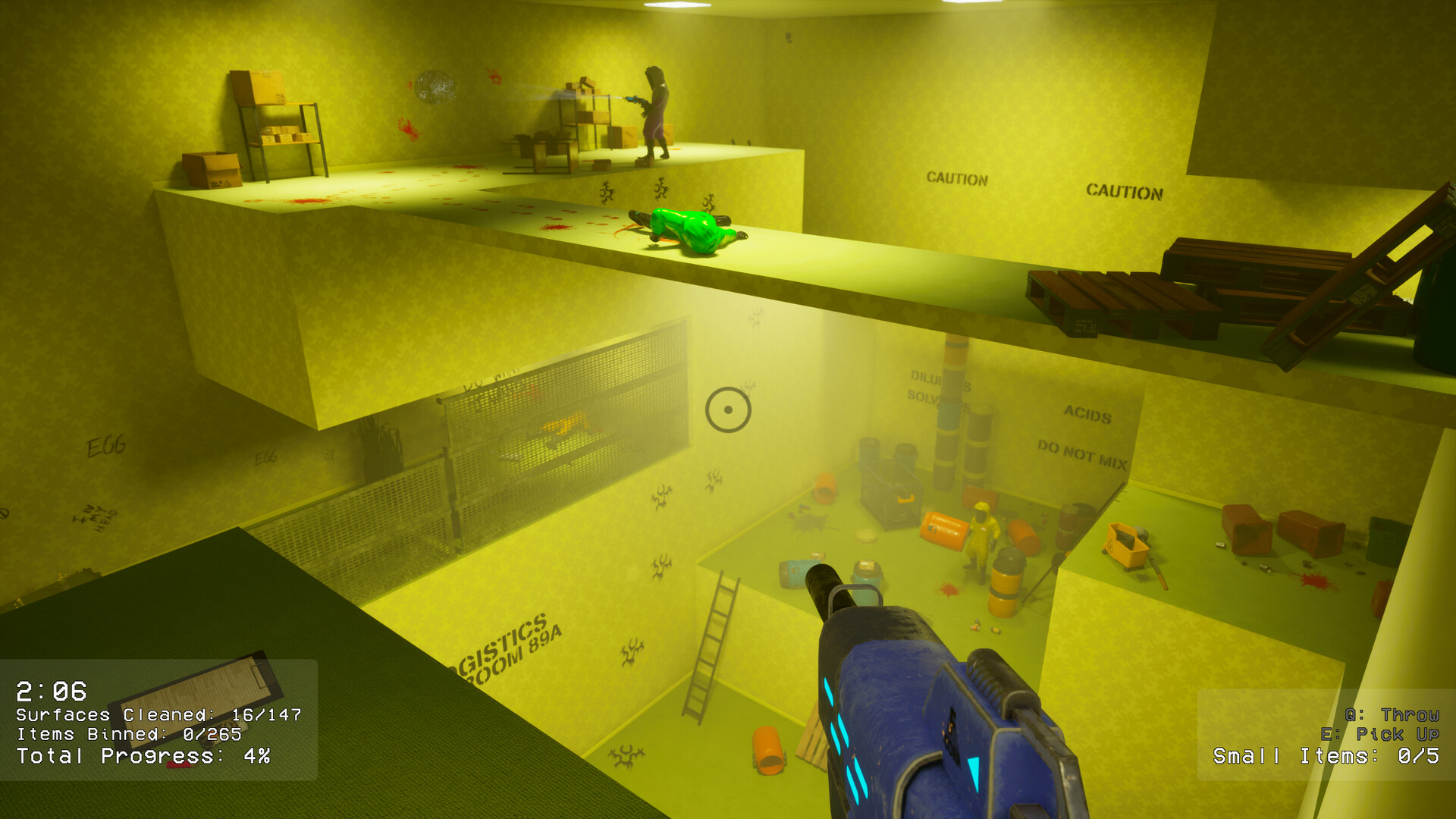 Скриншот из игры Backrooms Cleanup Crew - 8