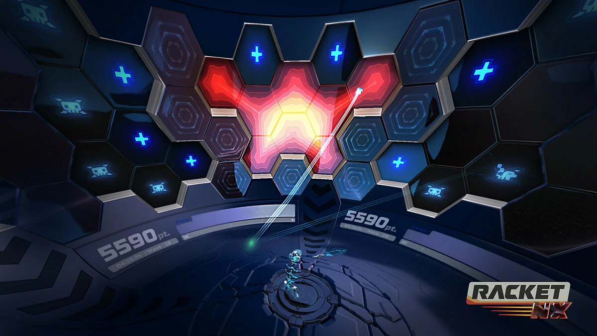 Скриншот из игры Racket: Nx - 25