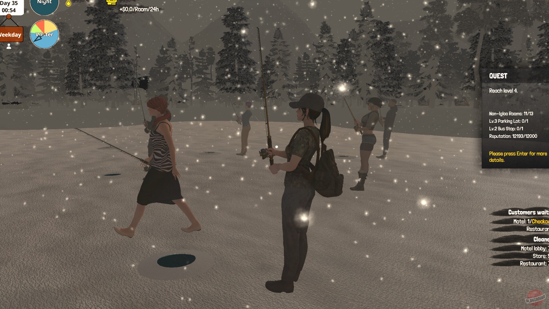 Скриншот из игры Arctic Motel Simulator - 15