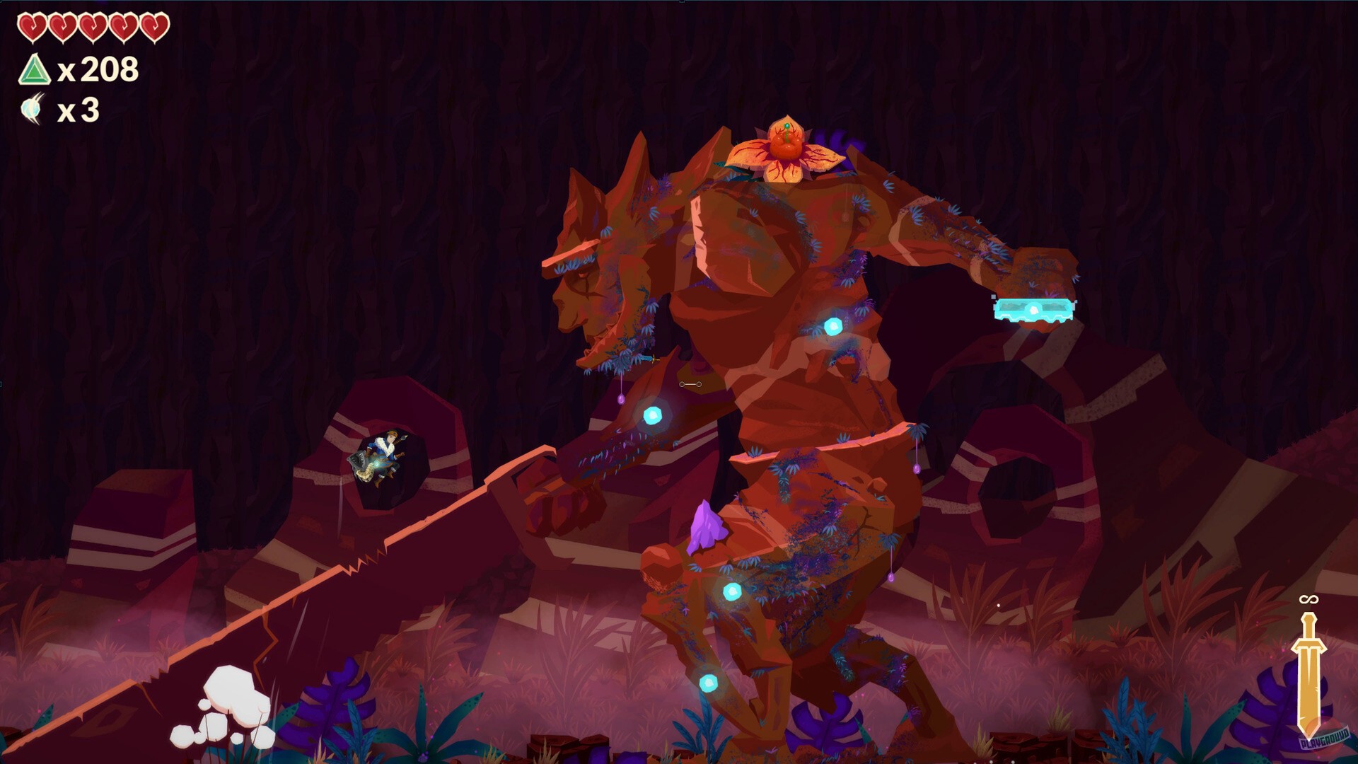 Скриншот из игры Leif's Adventure: Netherworld Hero - 3