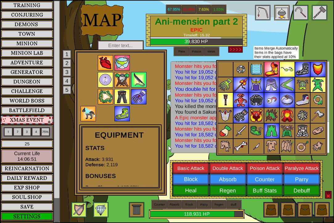 Скриншот из игры Wizard And Minion Idle - 45