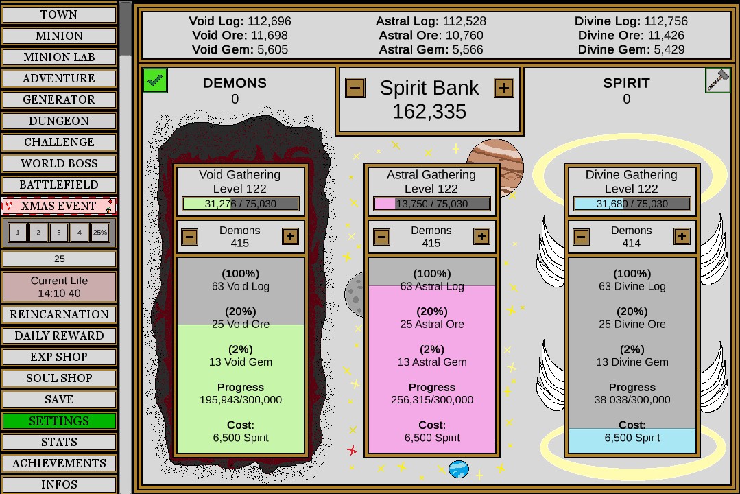 Скриншот из игры Wizard And Minion Idle - 2