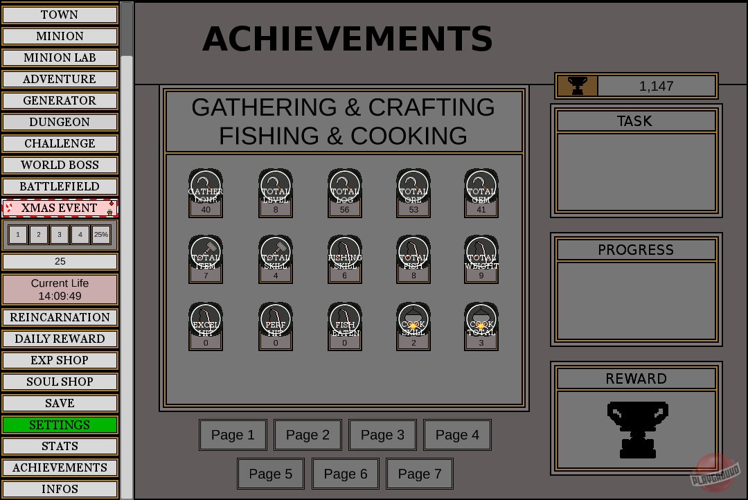 Скриншот из игры Wizard And Minion Idle - 7