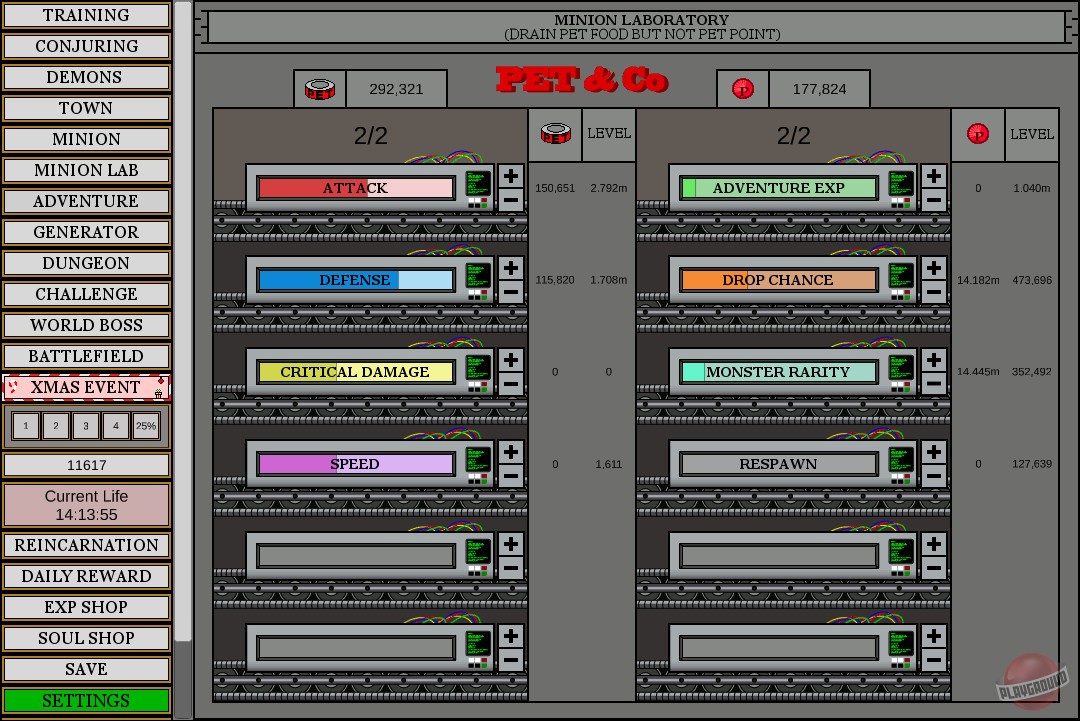Скриншот из игры Wizard And Minion Idle - 9