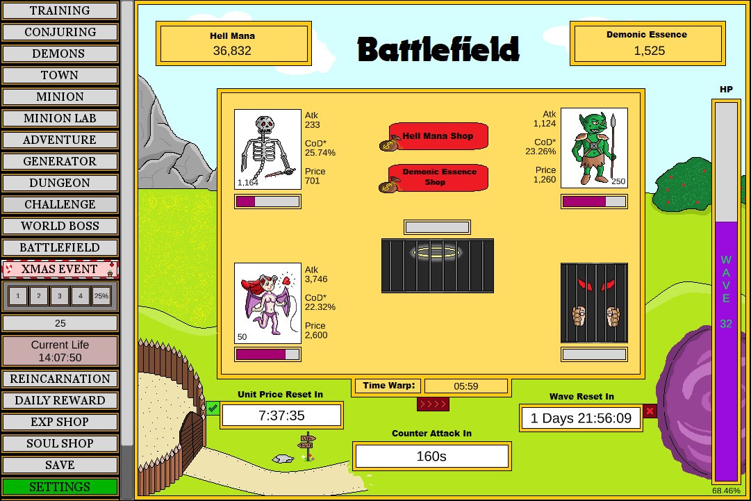 Скриншот из игры Wizard And Minion Idle - 42