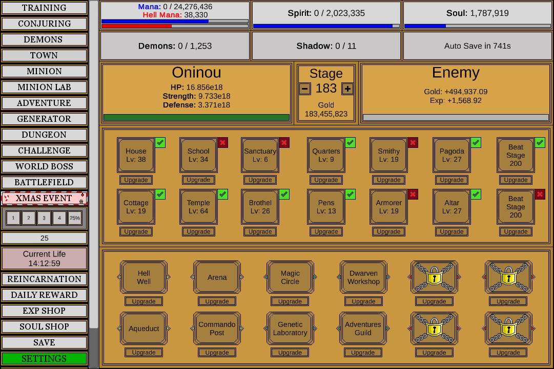 Скриншот из игры Wizard And Minion Idle - 8