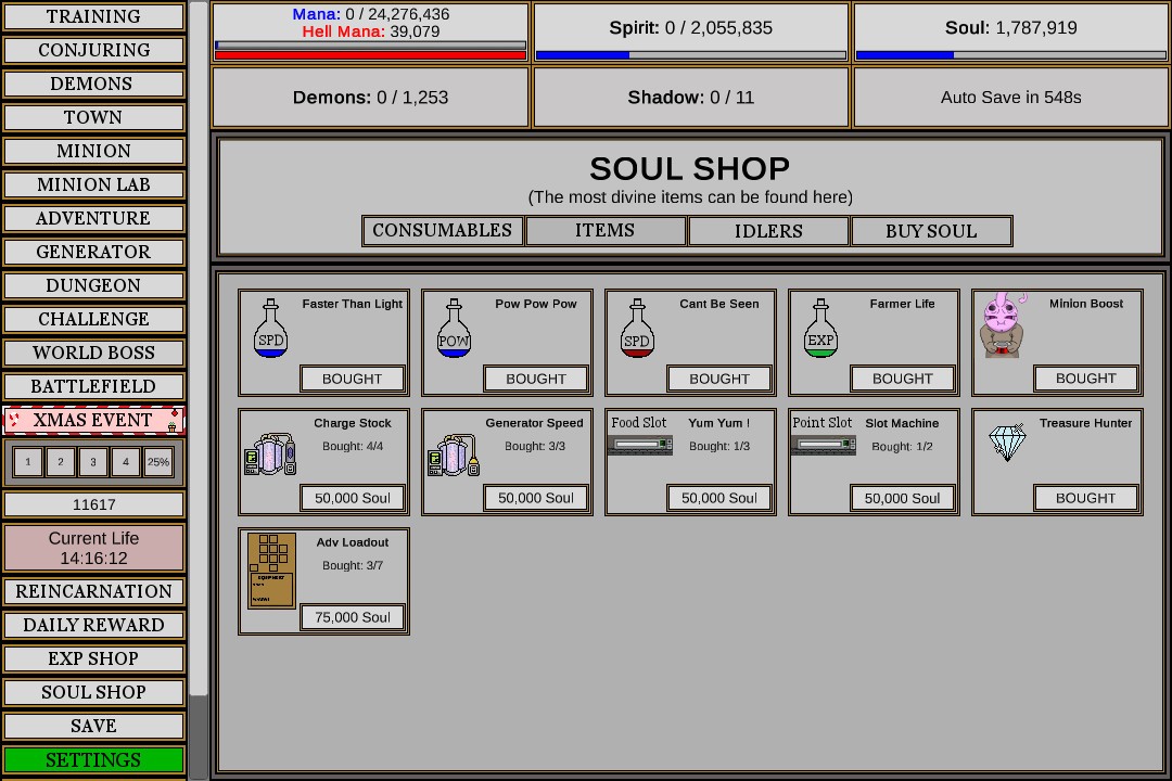 Скриншот из игры Wizard And Minion Idle - 59