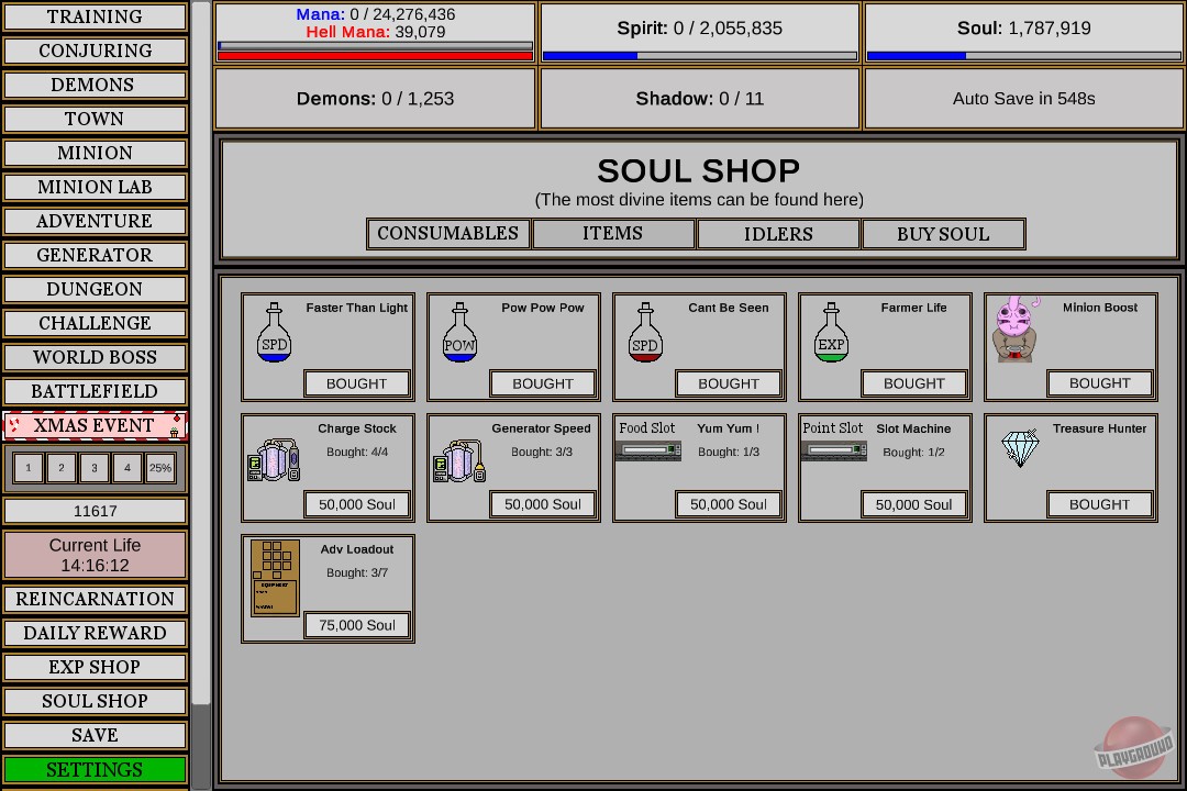 Скриншот из игры Wizard And Minion Idle - 14