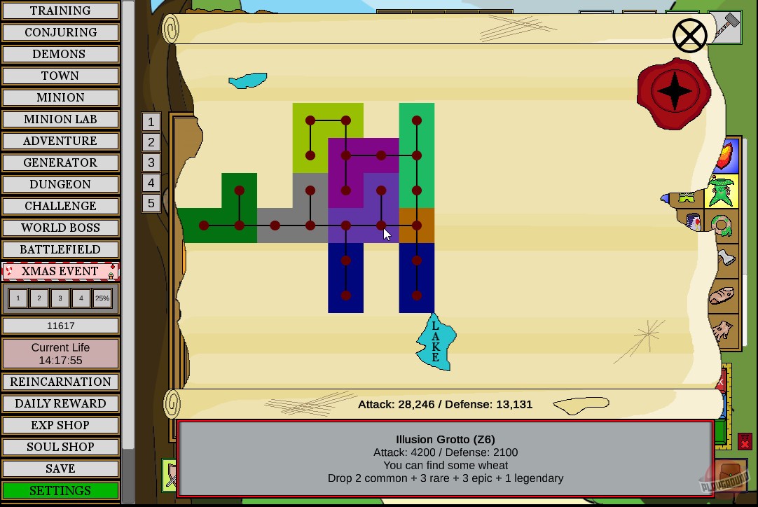 Скриншот из игры Wizard And Minion Idle - 22