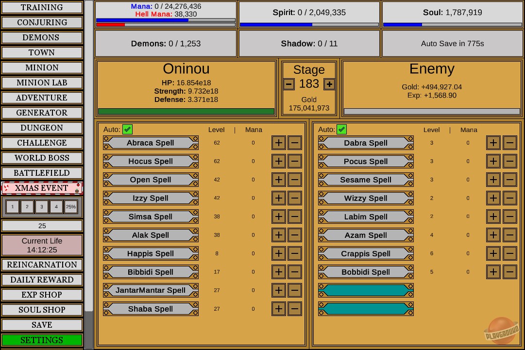 Скриншот из игры Wizard And Minion Idle - 37