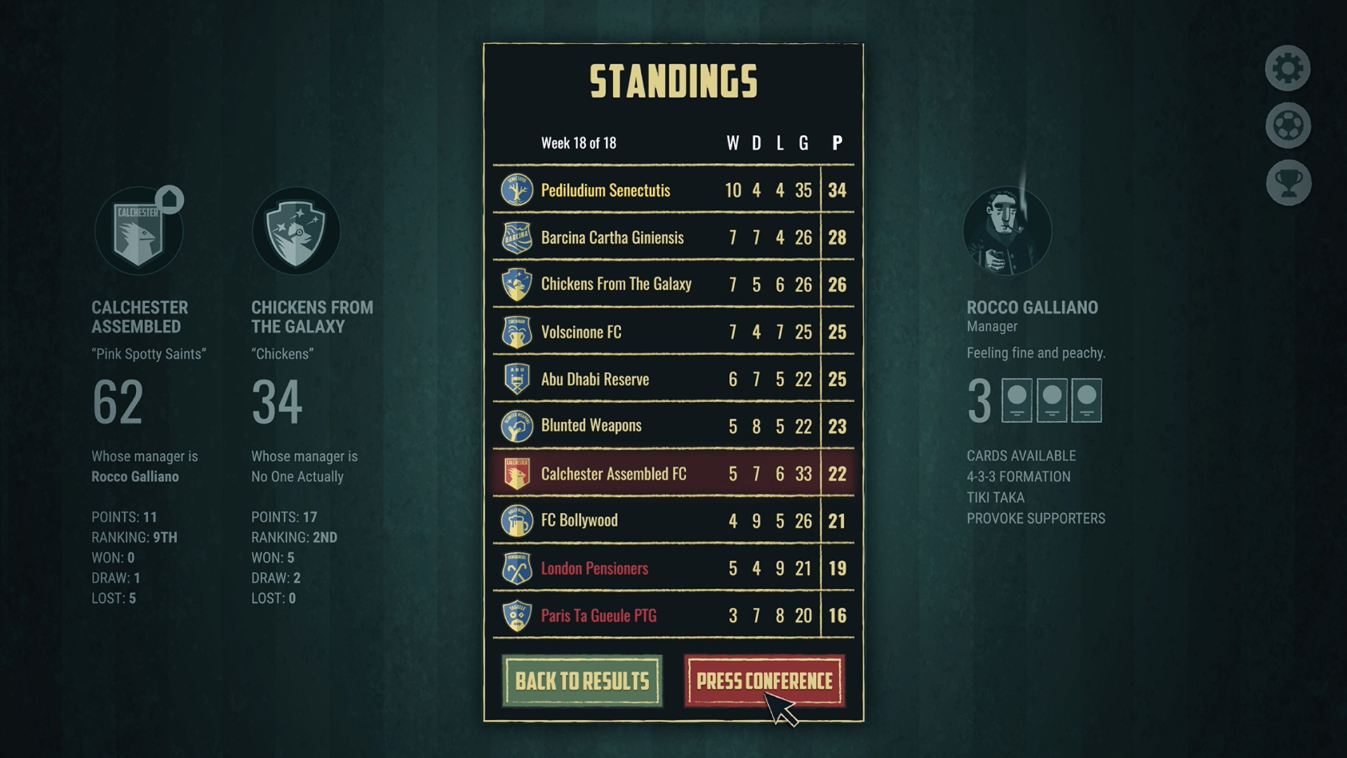 Скриншот из игры Football Drama - 21