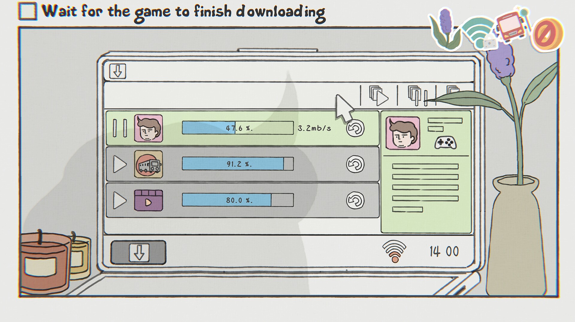 Скриншот из игры While Waiting - 3