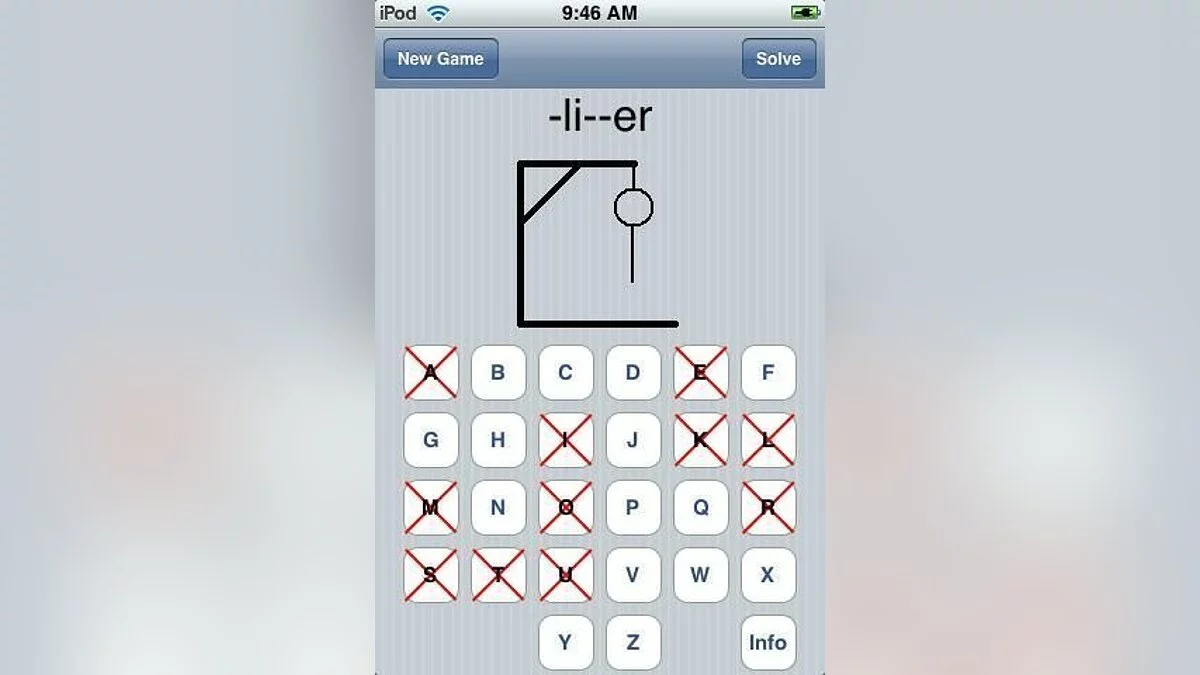 Скриншот из игры Hangman - 10