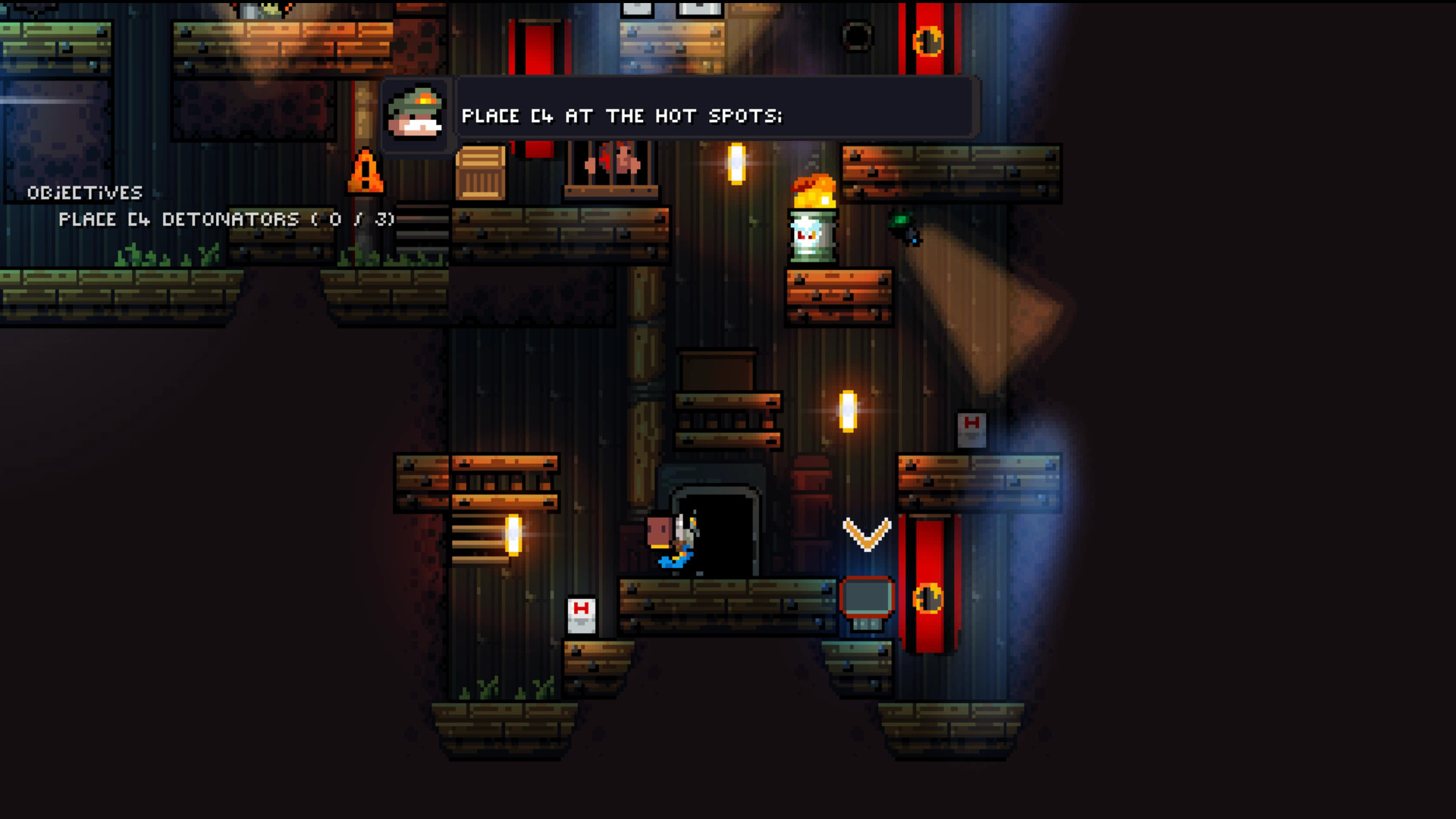 Скриншот из игры Gunslugs: Rogue Tactics - 3
