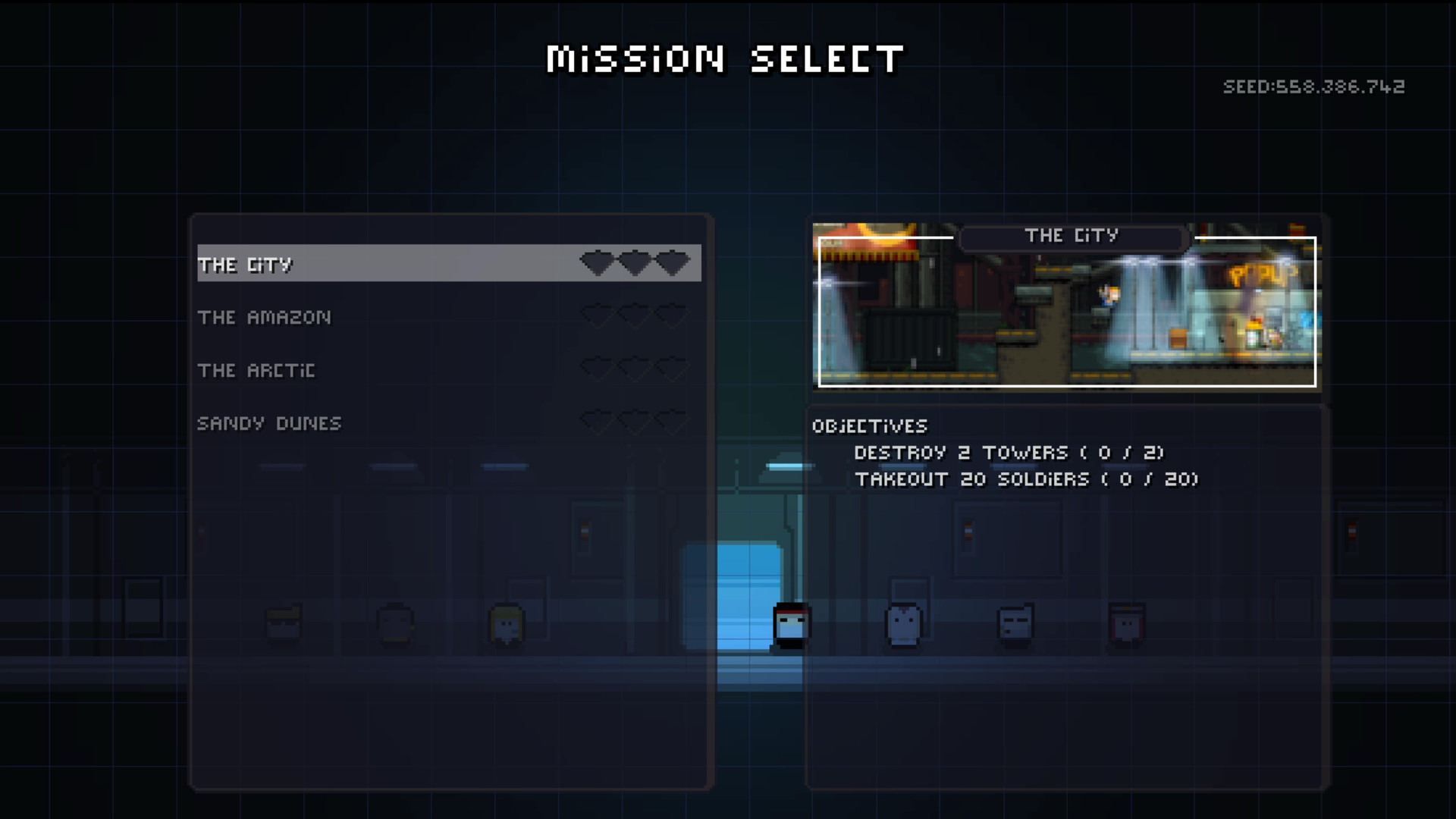 Скриншот из игры Gunslugs: Rogue Tactics - 6