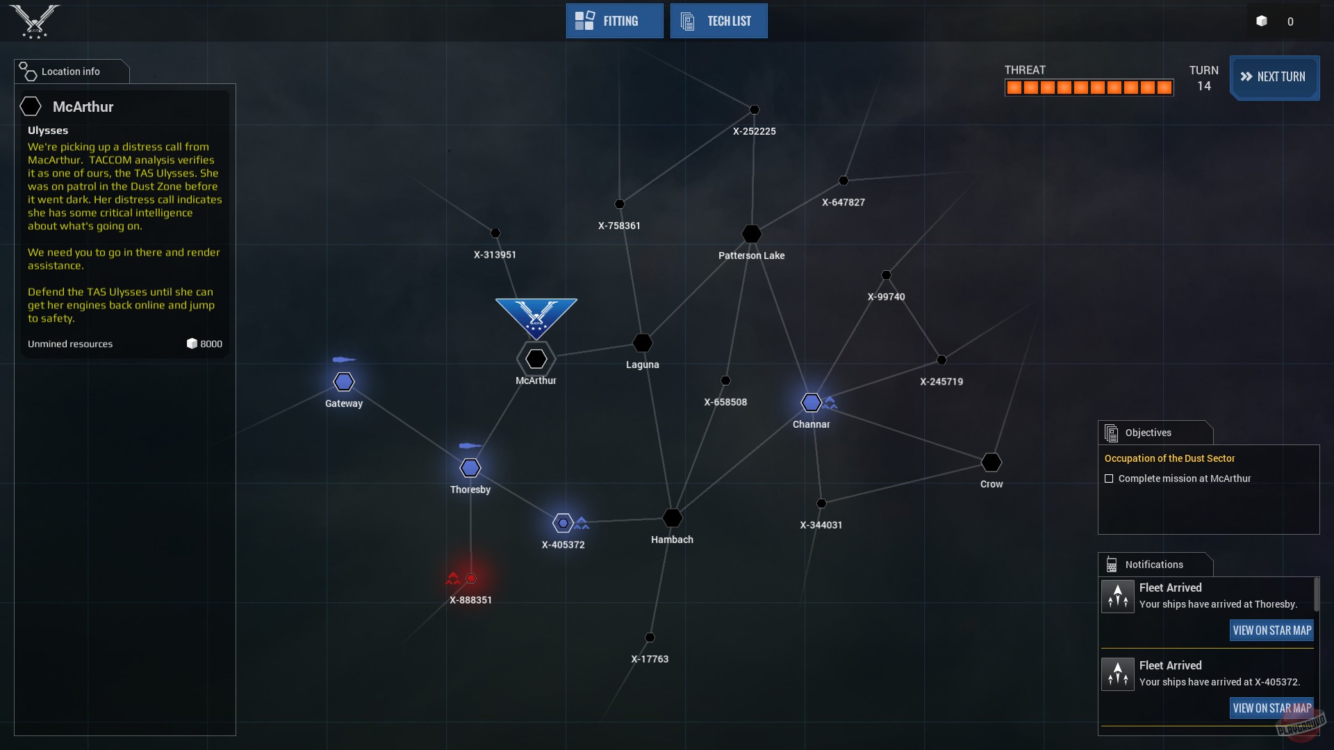 Скриншот из игры Dust Fleet - 8