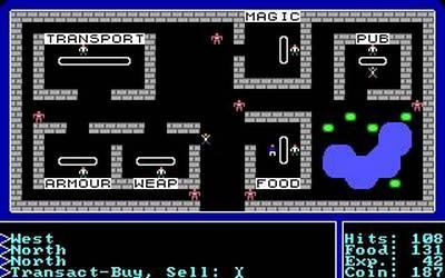 Скриншот из игры Ultima 1: The First Age of Darkness - 1