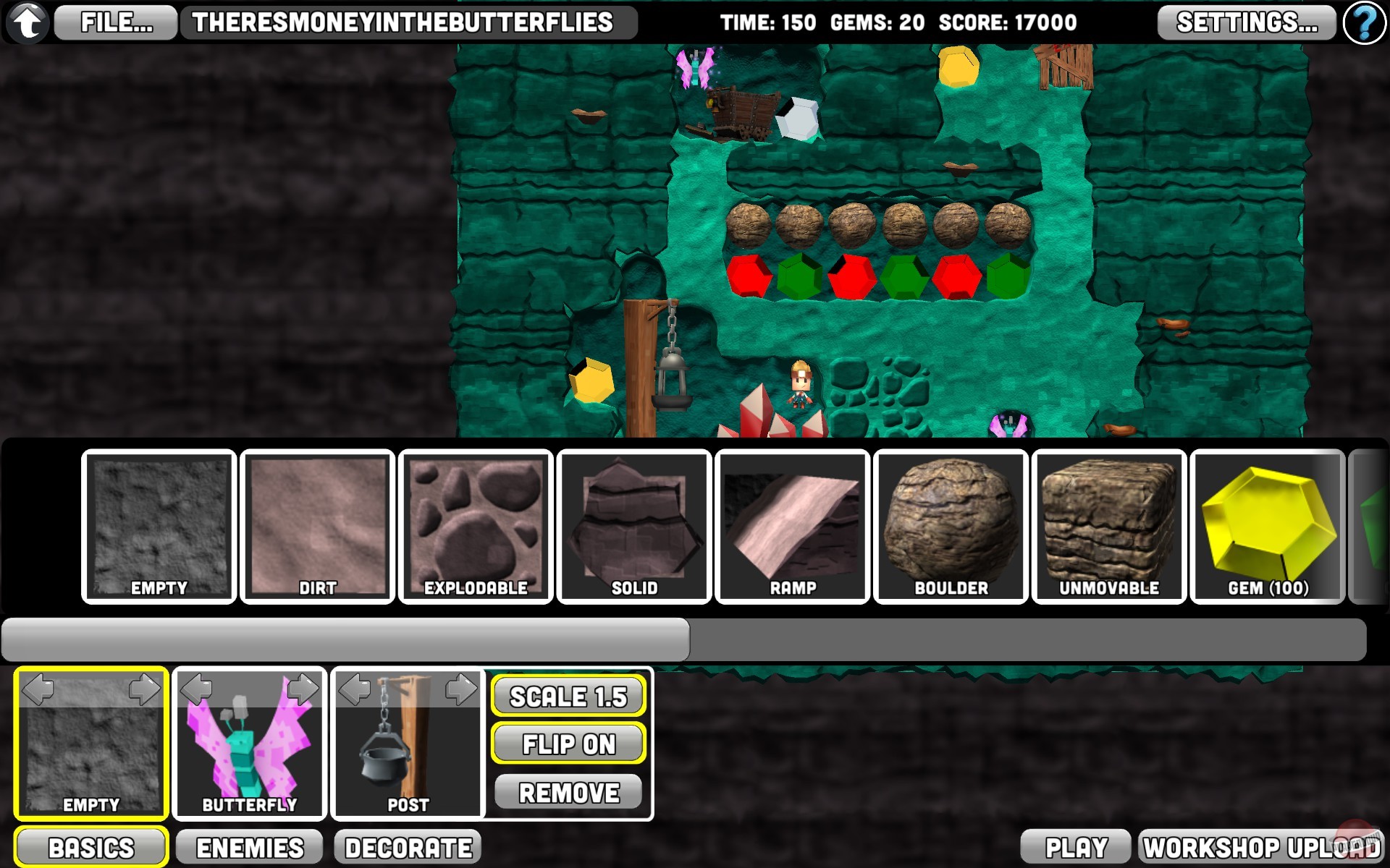 Скриншот из игры Boulder Dash - 13